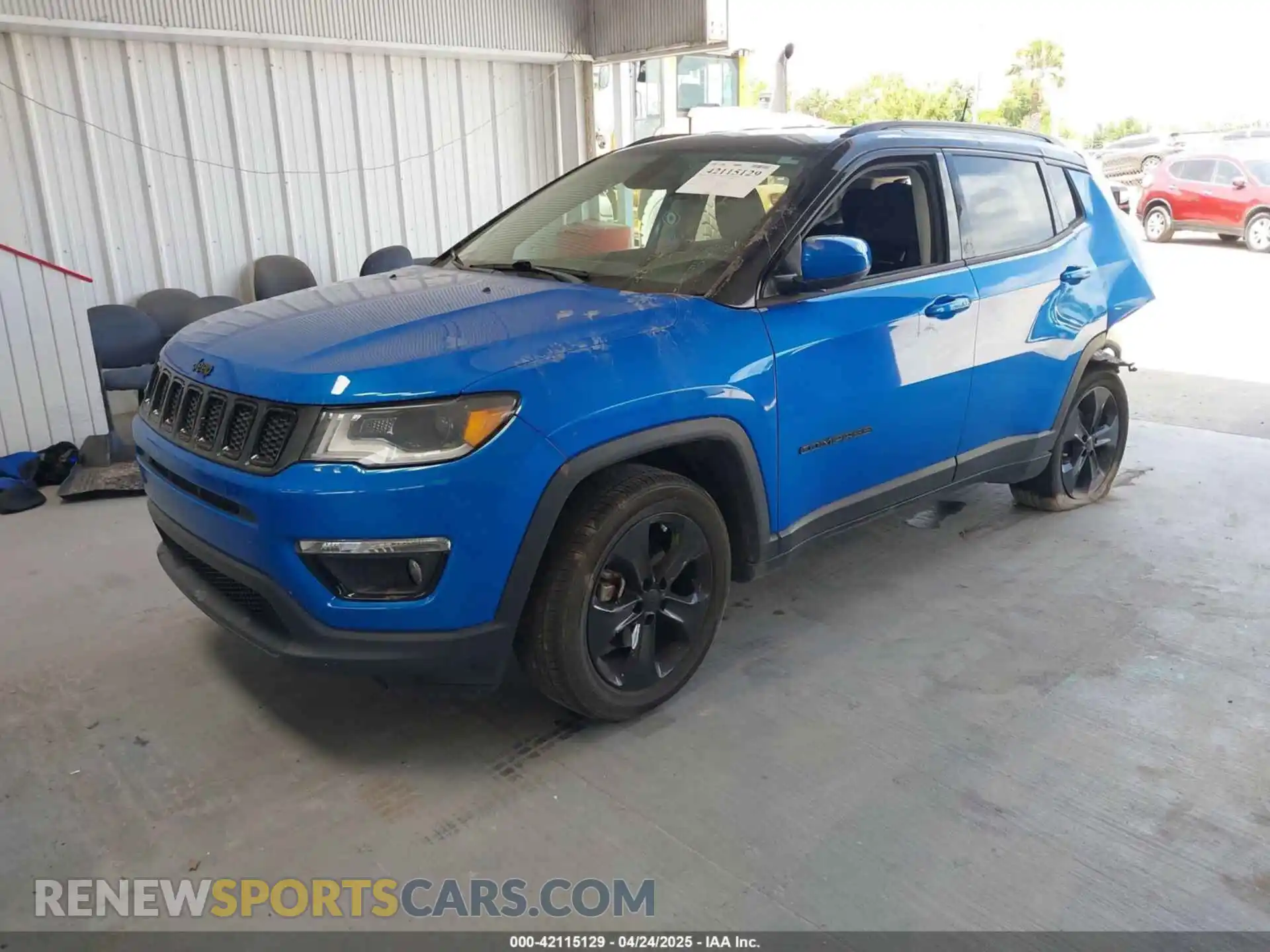 2 Photograph of a damaged car 3C4NJCBB3LT257440 JEEP COMPASS 2020