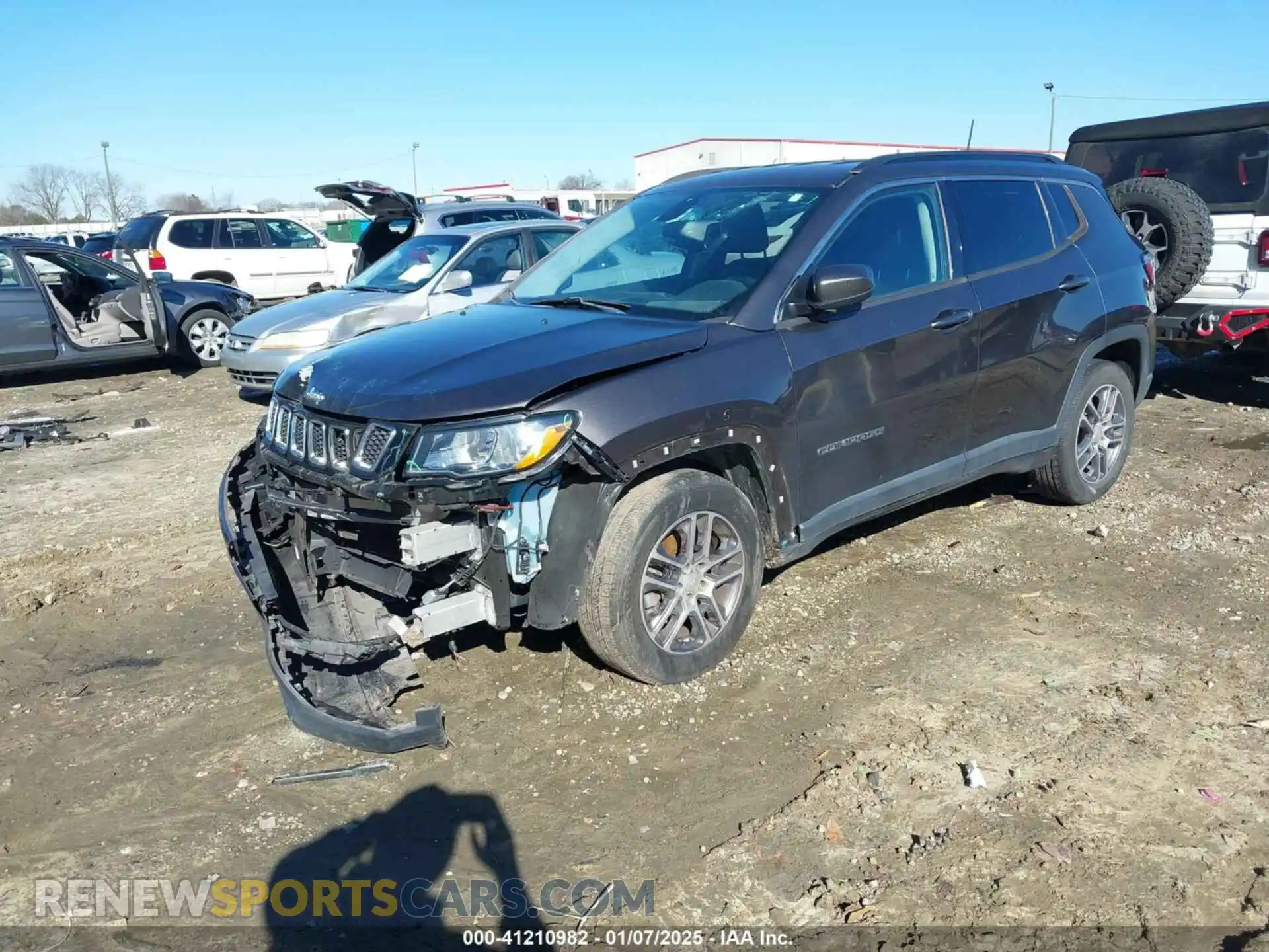2 Фотография поврежденного автомобиля 3C4NJCBB4LT177001 JEEP COMPASS 2020