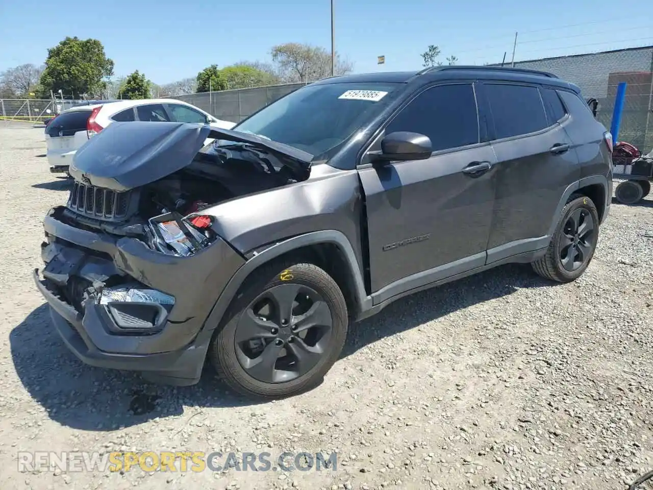 1 Photograph of a damaged car 3C4NJCBB4LT205864 JEEP COMPASS 2020