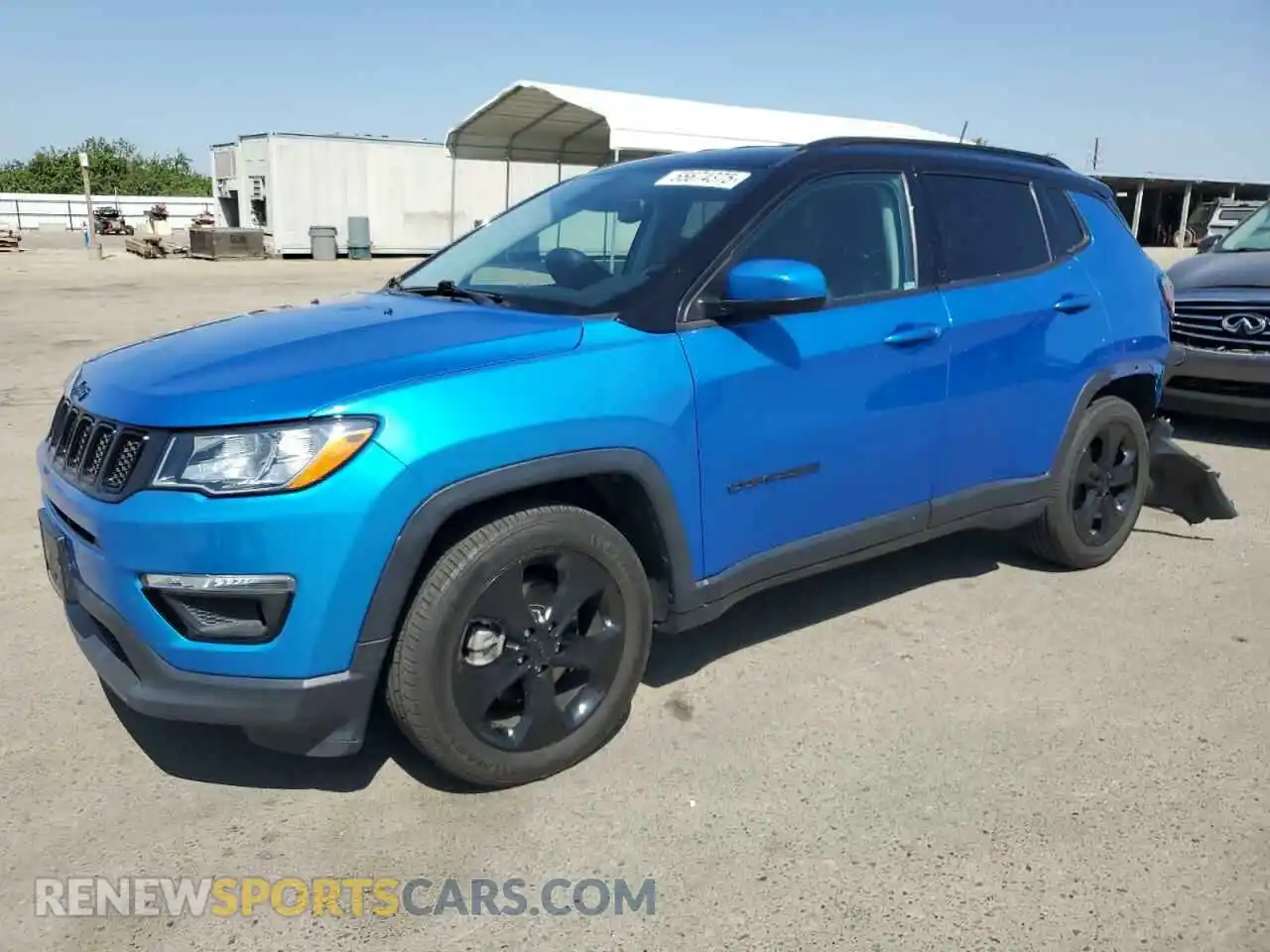 1 Photograph of a damaged car 3C4NJCBB4LT229808 JEEP COMPASS 2020