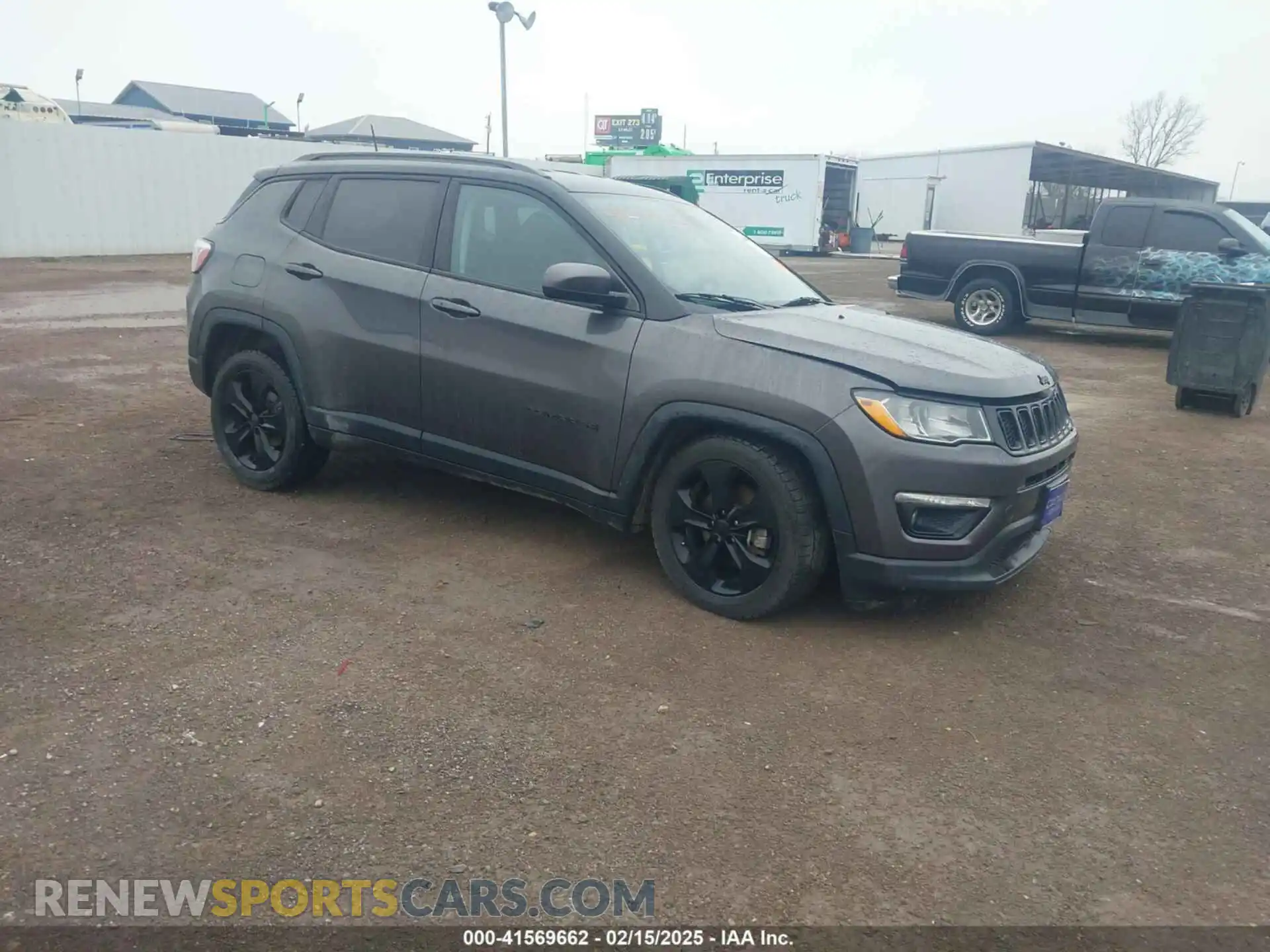1 Photograph of a damaged car 3C4NJCBB5LT105255 JEEP COMPASS 2020