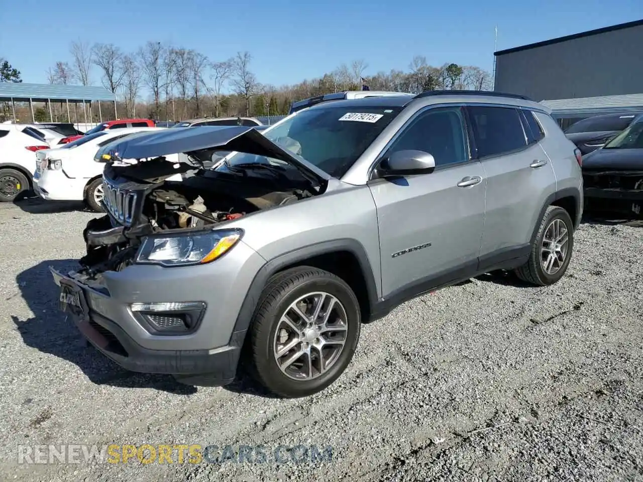 1 Photograph of a damaged car 3C4NJCBB5LT158859 JEEP COMPASS 2020