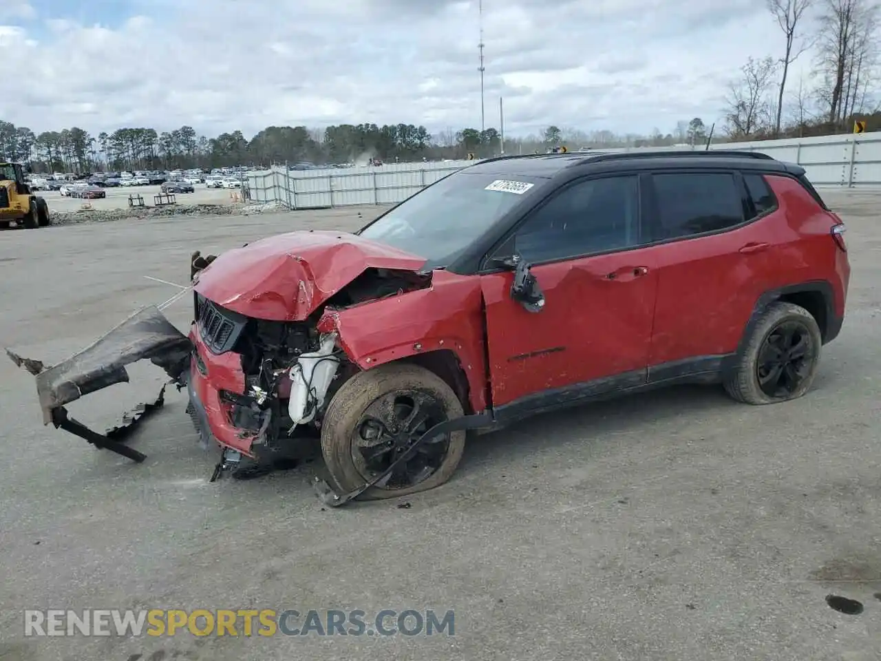 1 Photograph of a damaged car 3C4NJCBB5LT162409 JEEP COMPASS 2020