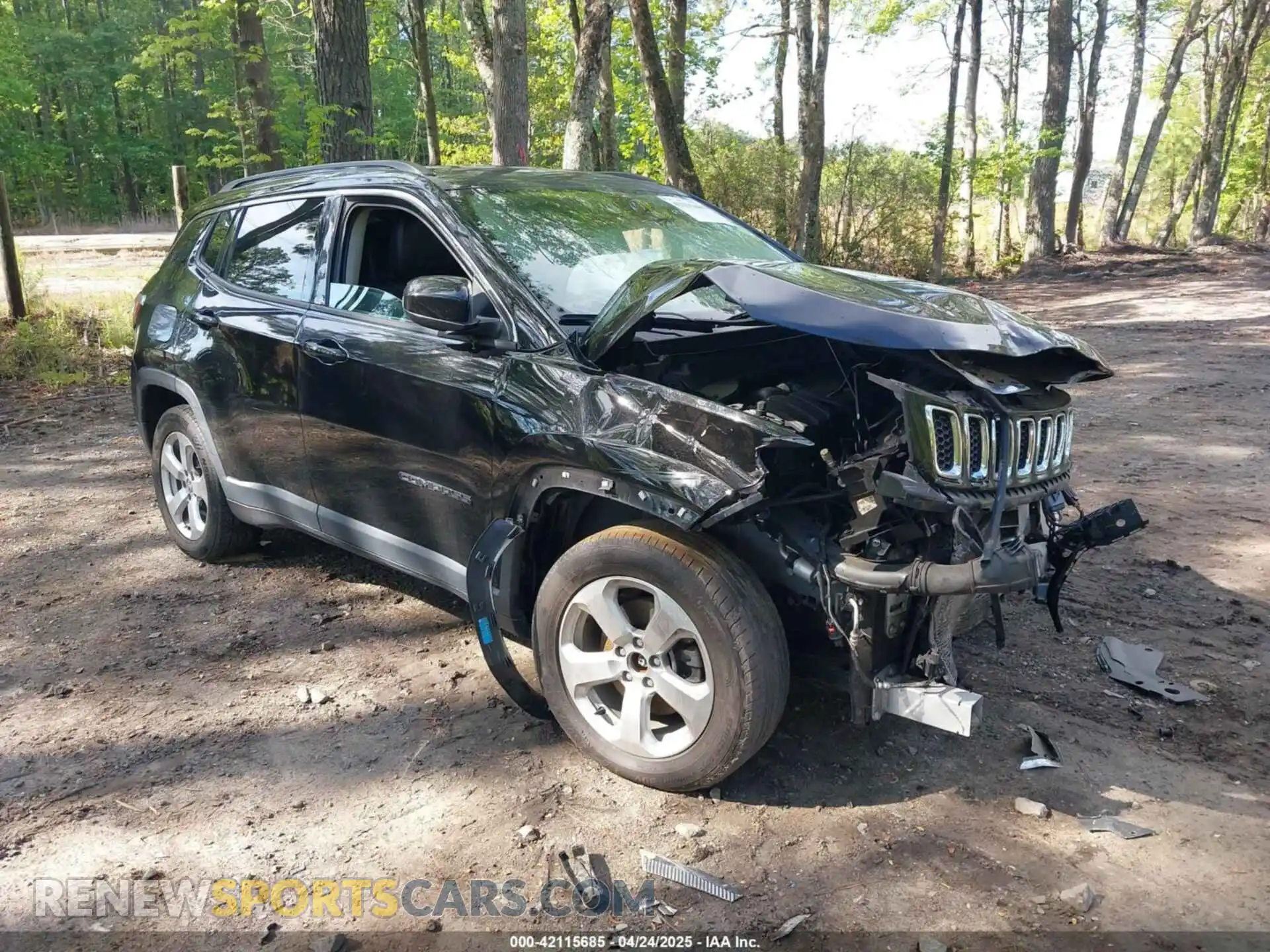 1 Photograph of a damaged car 3C4NJCBB5LT257567 JEEP COMPASS 2020