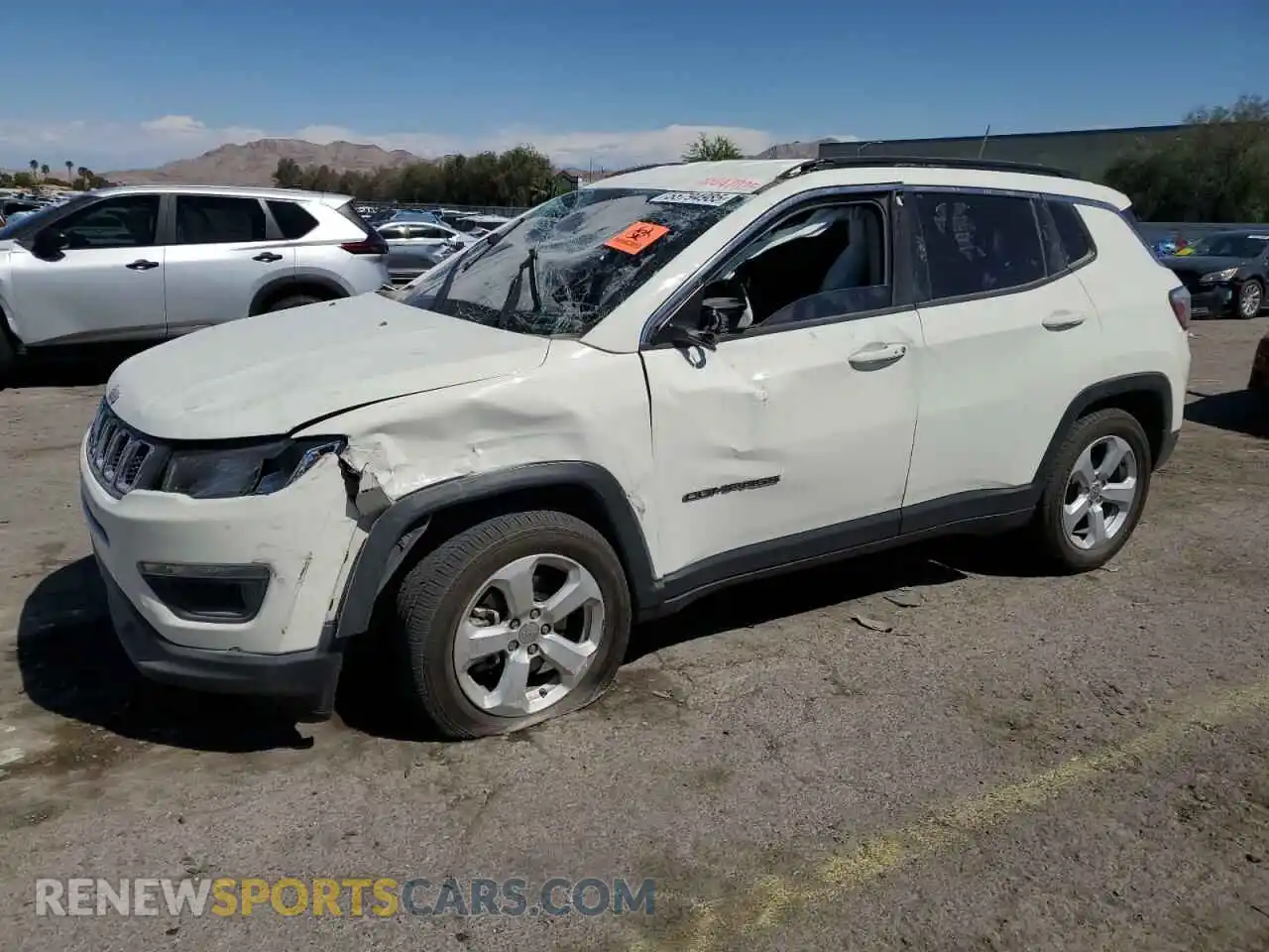 1 Photograph of a damaged car 3C4NJCBB6LT141472 JEEP COMPASS 2020