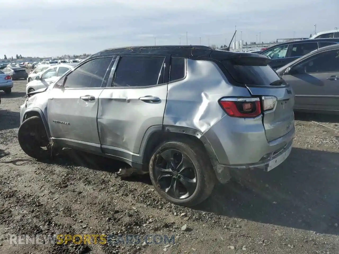 2 Photograph of a damaged car 3C4NJCBB7LT147555 JEEP COMPASS 2020