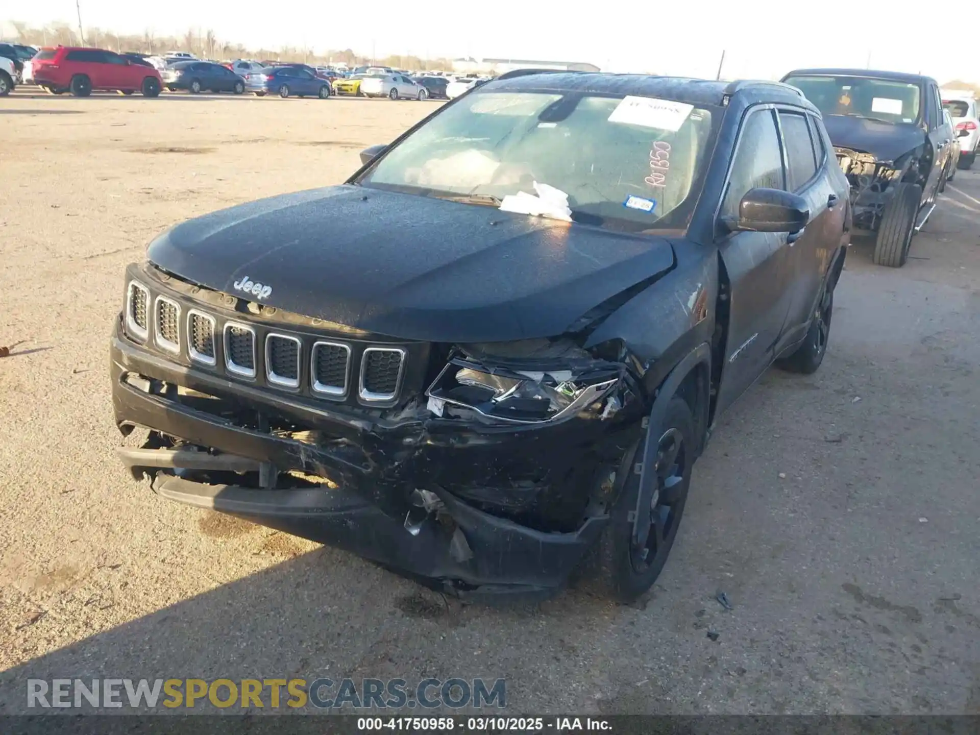 2 Photograph of a damaged car 3C4NJCBB8LT133924 JEEP COMPASS 2020