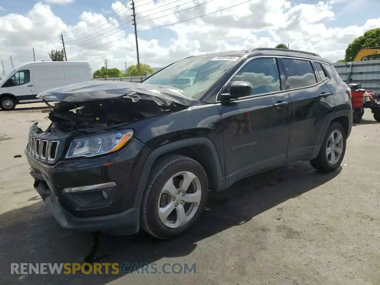 1 Photograph of a damaged car 3C4NJCBB8LT162470 JEEP COMPASS 2020