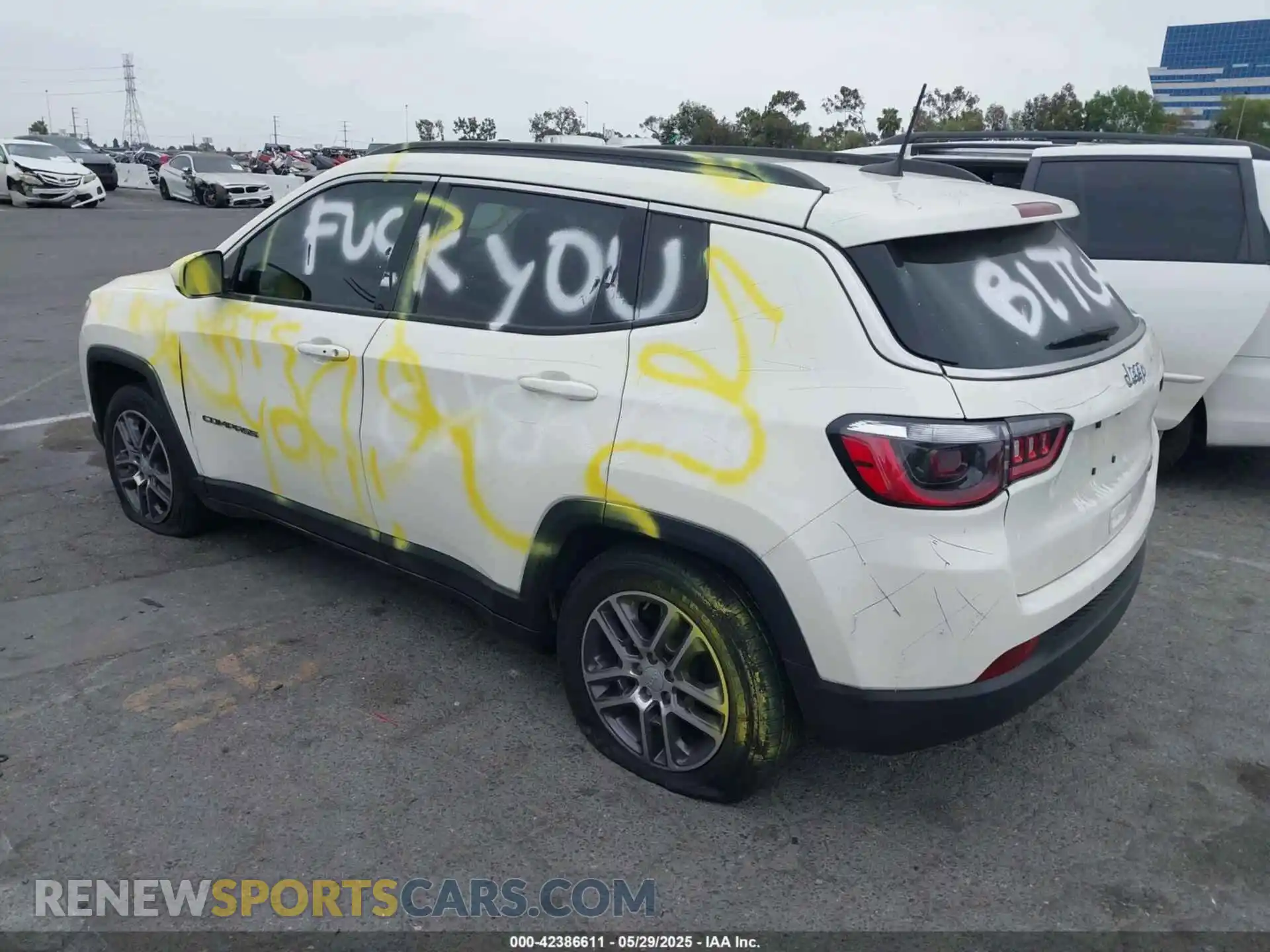 3 Photograph of a damaged car 3C4NJCBB8LT258891 JEEP COMPASS 2020