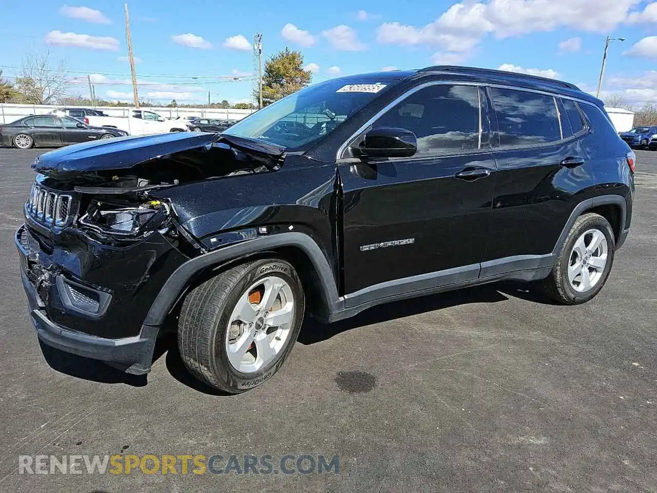1 Photograph of a damaged car 3C4NJCBB9LT199009 JEEP COMPASS 2020