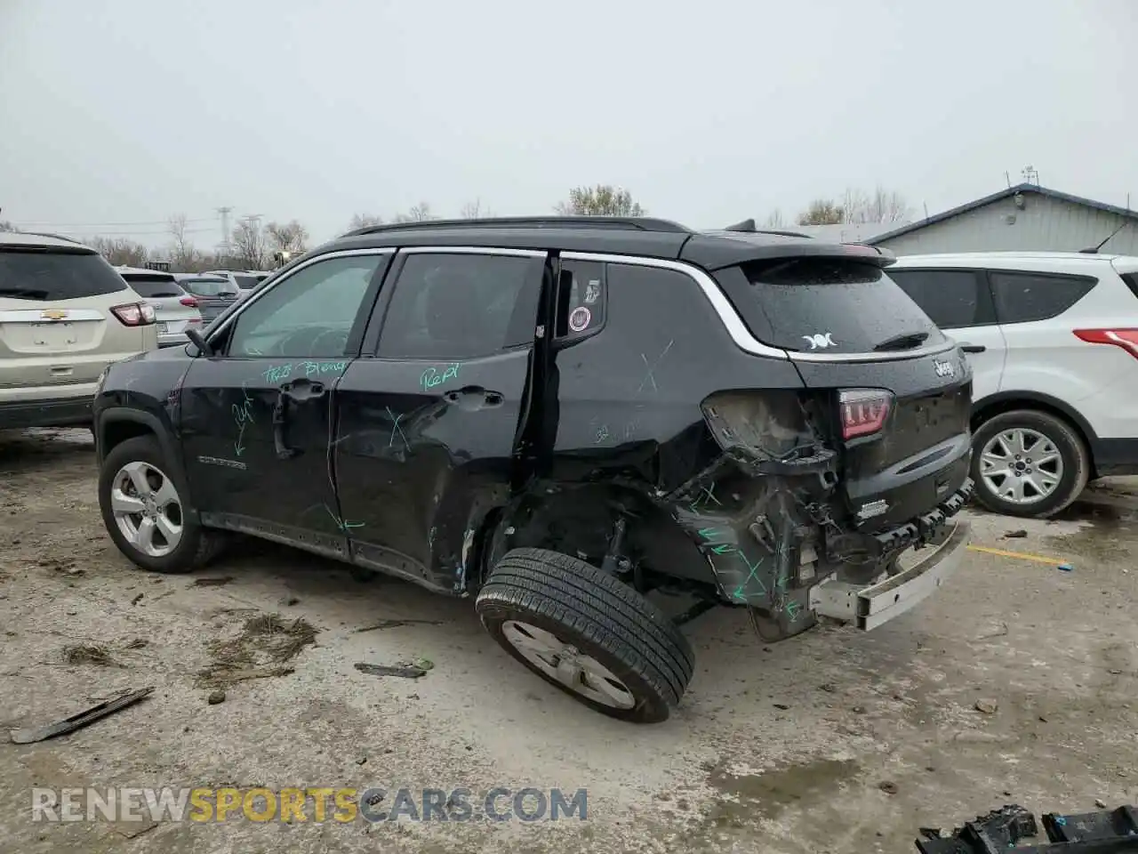 2 Photograph of a damaged car 3C4NJCBBXLT108507 JEEP COMPASS 2020