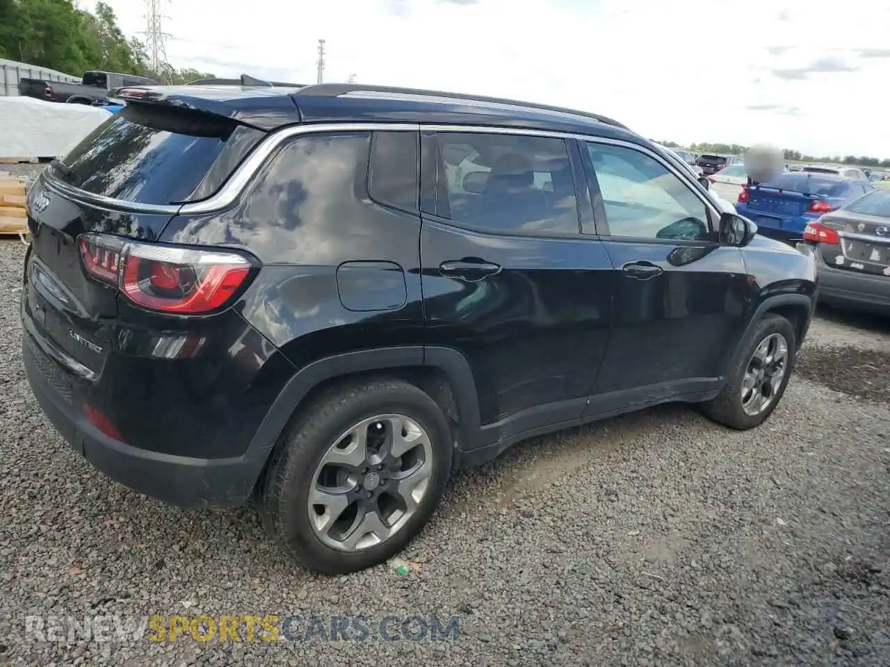 3 Photograph of a damaged car 3C4NJCCB3LT152654 JEEP COMPASS 2020