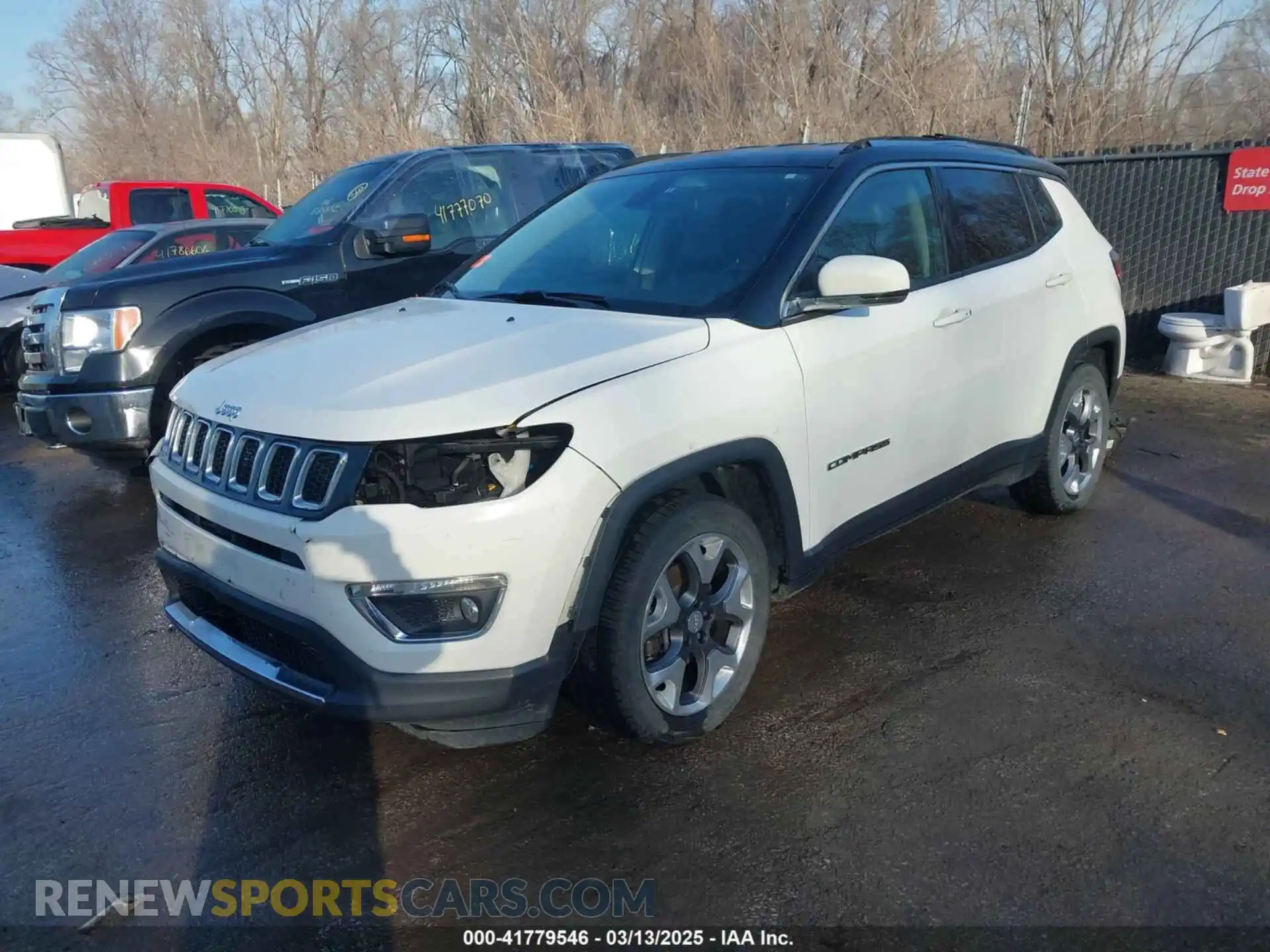 2 Photograph of a damaged car 3C4NJCCB4LT102698 JEEP COMPASS 2020