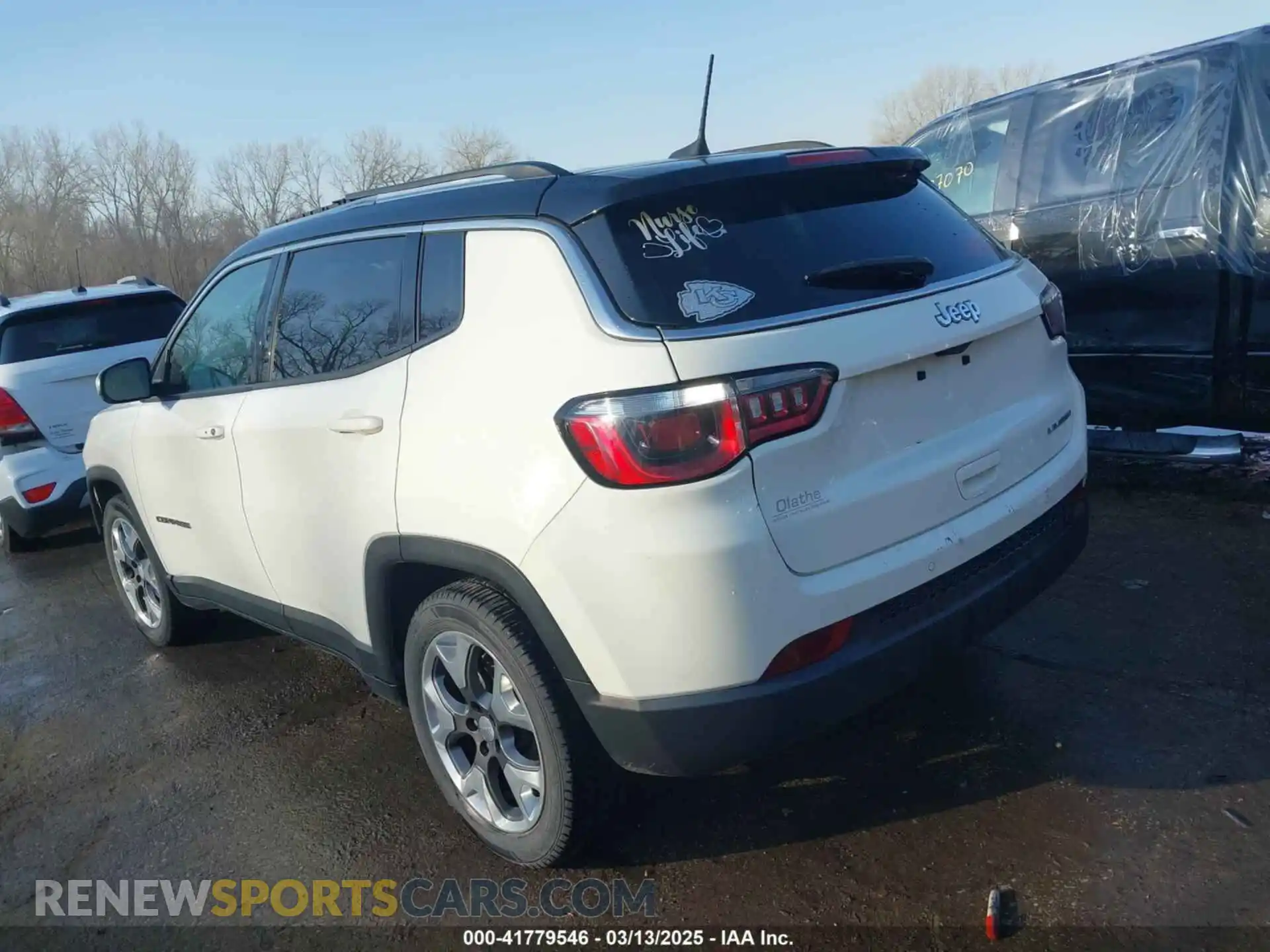 3 Photograph of a damaged car 3C4NJCCB4LT102698 JEEP COMPASS 2020