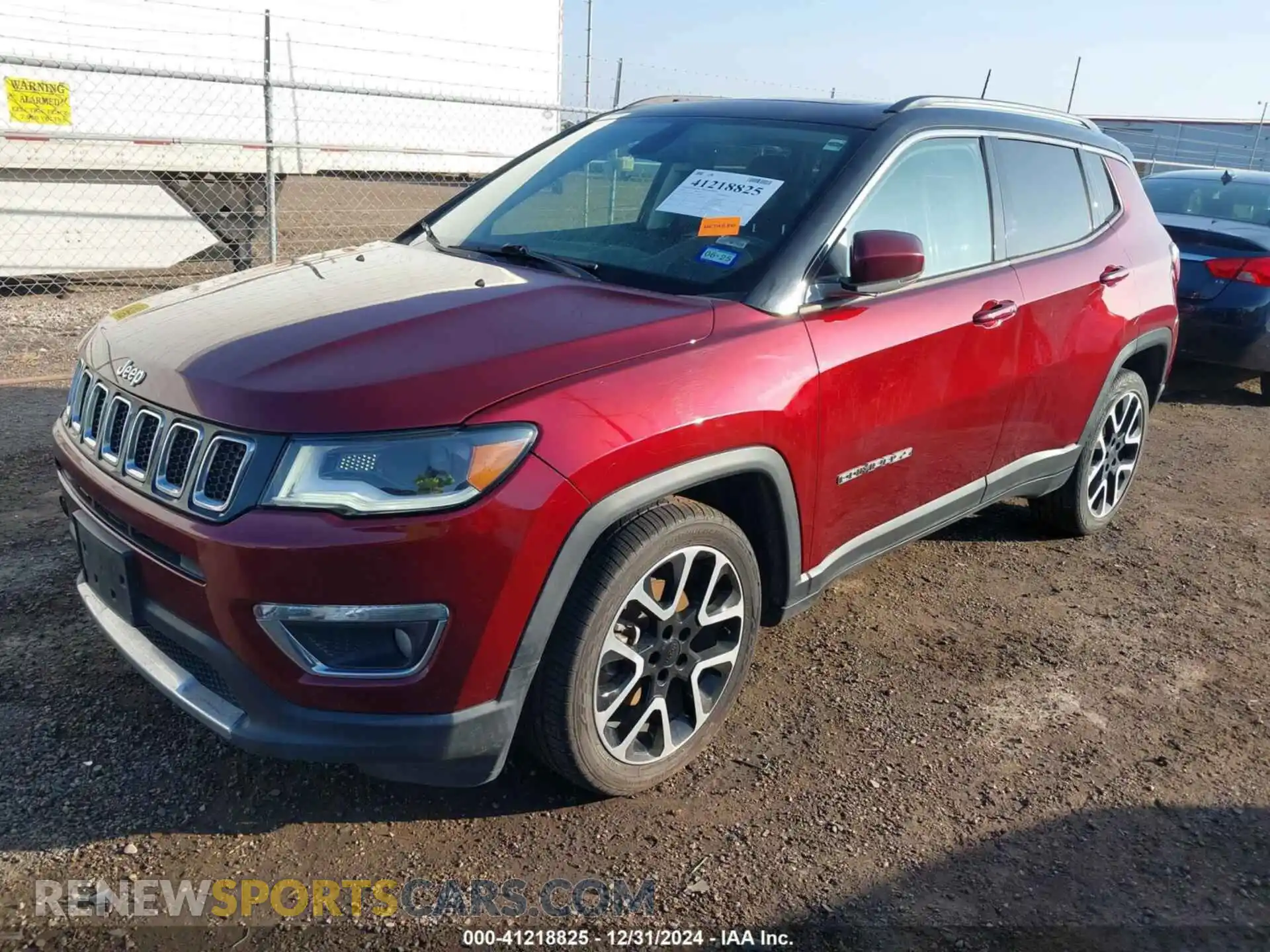 2 fotografías del automóvil dañado 3C4NJCCB5LT218640 JEEP COMPASS 2020