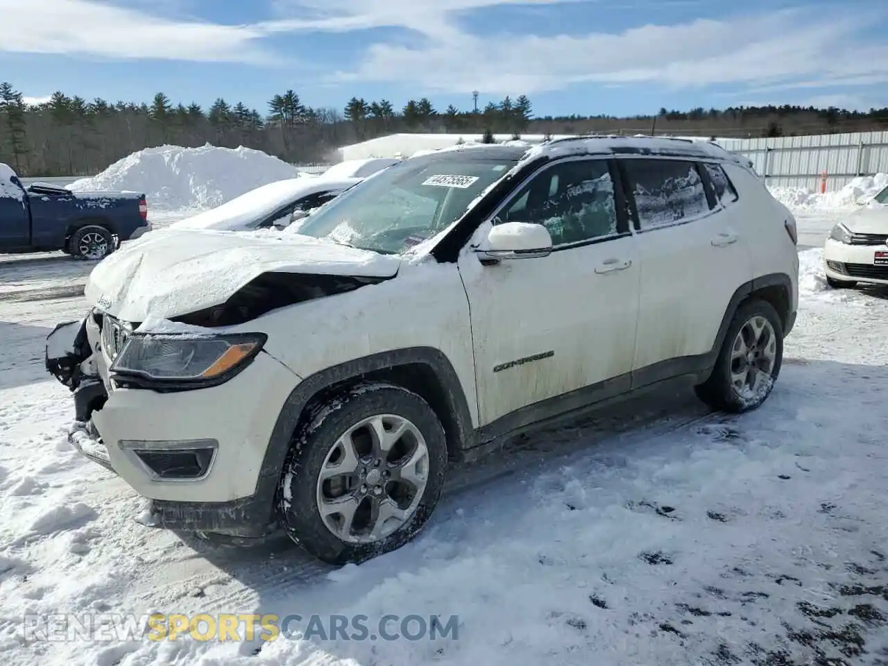 1 Photograph of a damaged car 3C4NJCCB8LT108486 JEEP COMPASS 2020