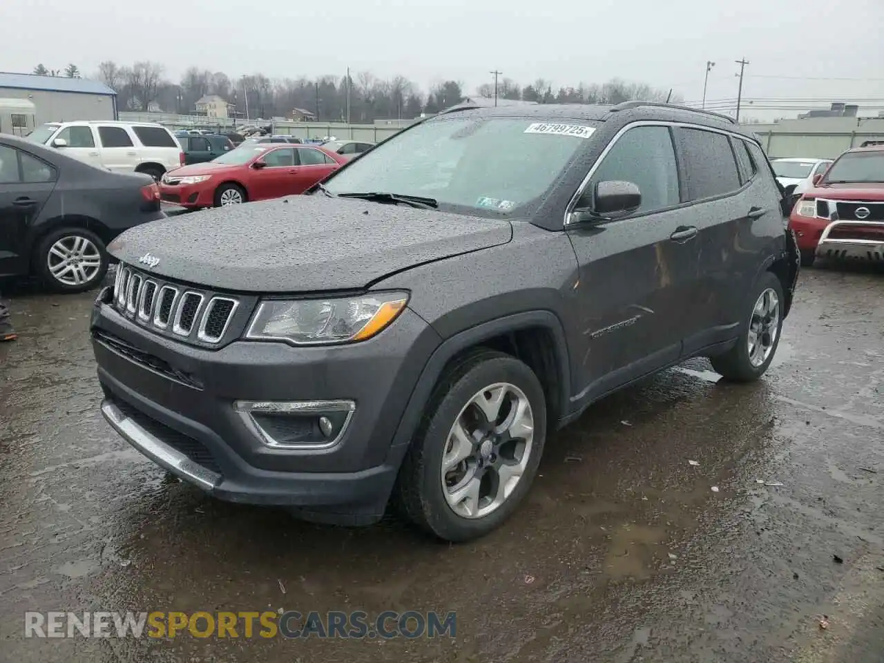 1 Photograph of a damaged car 3C4NJCCB8LT152682 JEEP COMPASS 2020