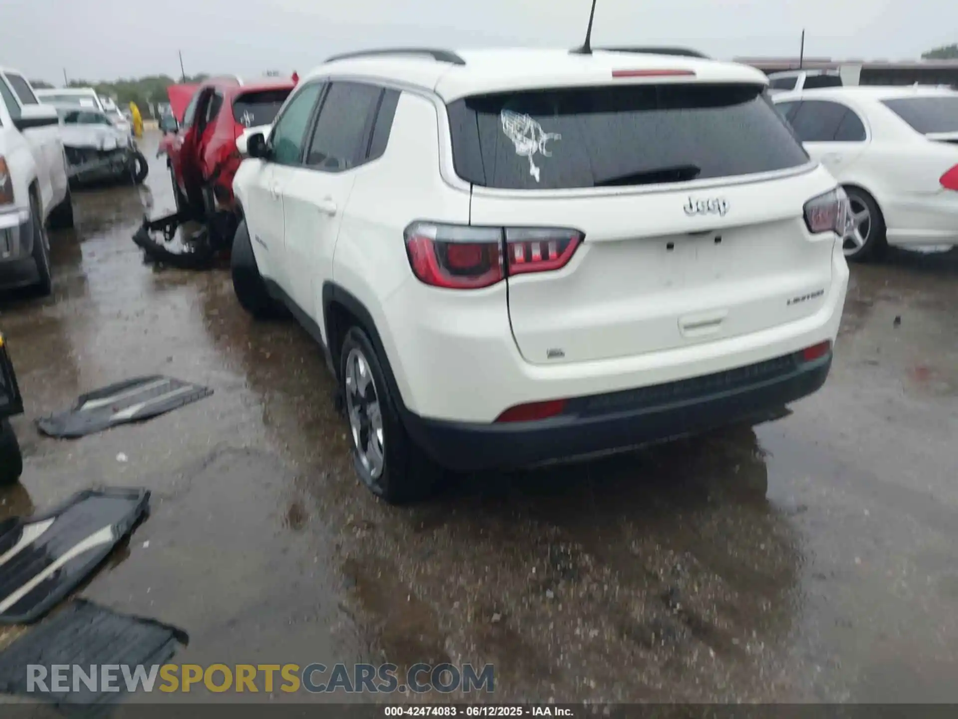 3 fotografías del automóvil dañado 3C4NJCCB9LT179695 JEEP COMPASS 2020