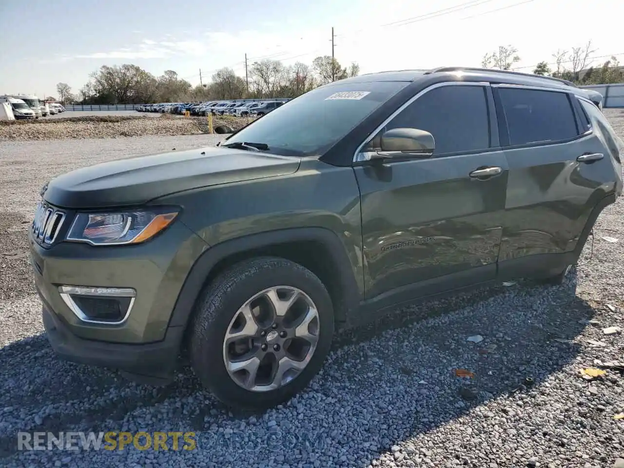 1 Photograph of a damaged car 3C4NJCCBXLT150691 JEEP COMPASS 2020
