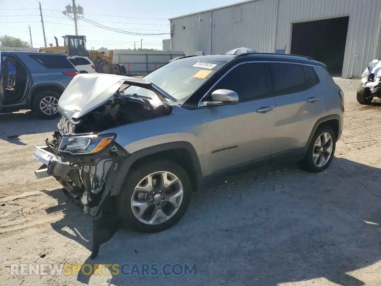 1 Photograph of a damaged car 3C4NJCCBXLT211277 JEEP COMPASS 2020