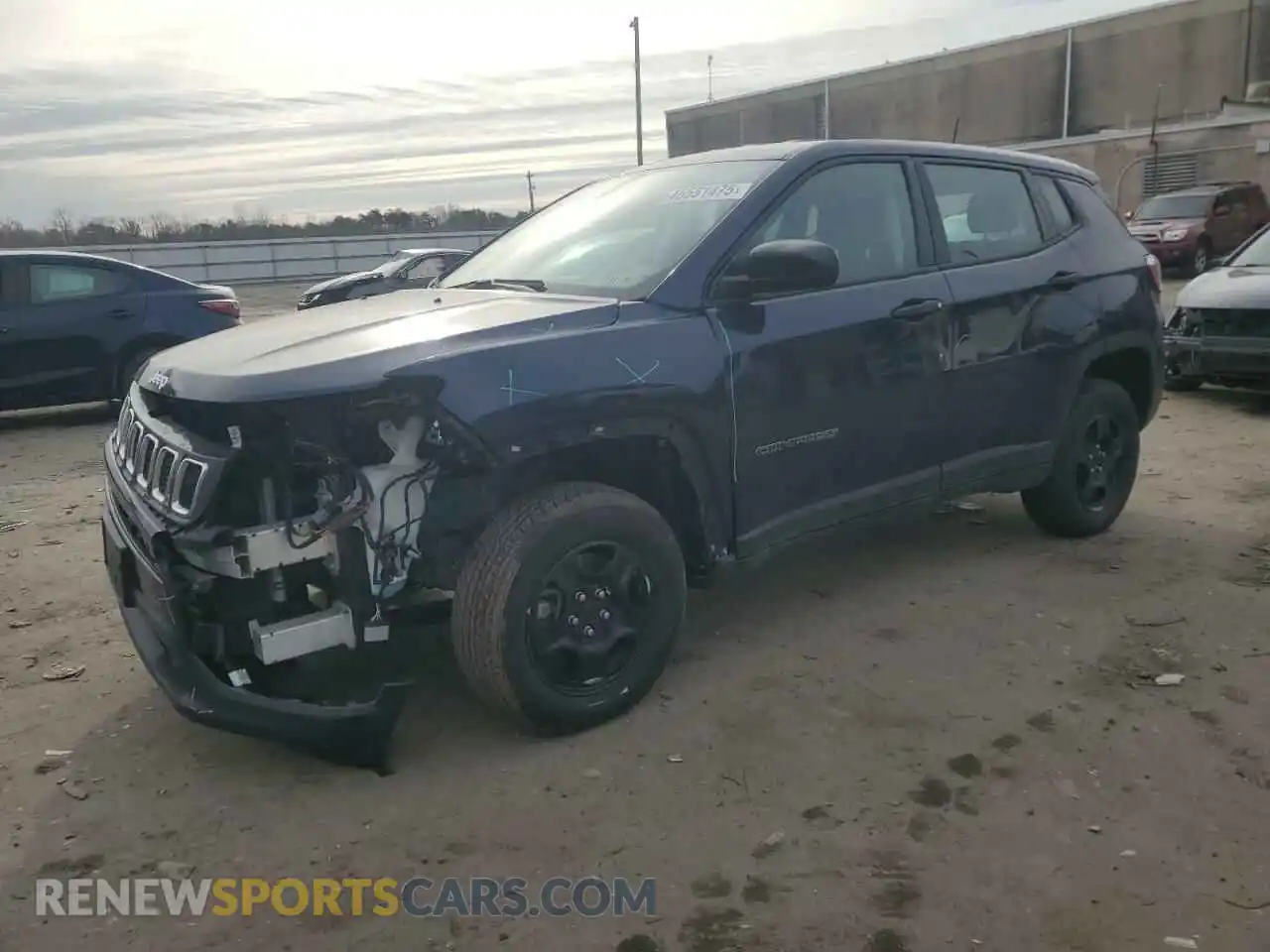 1 Photograph of a damaged car 3C4NJDAB0LT149770 JEEP COMPASS 2020