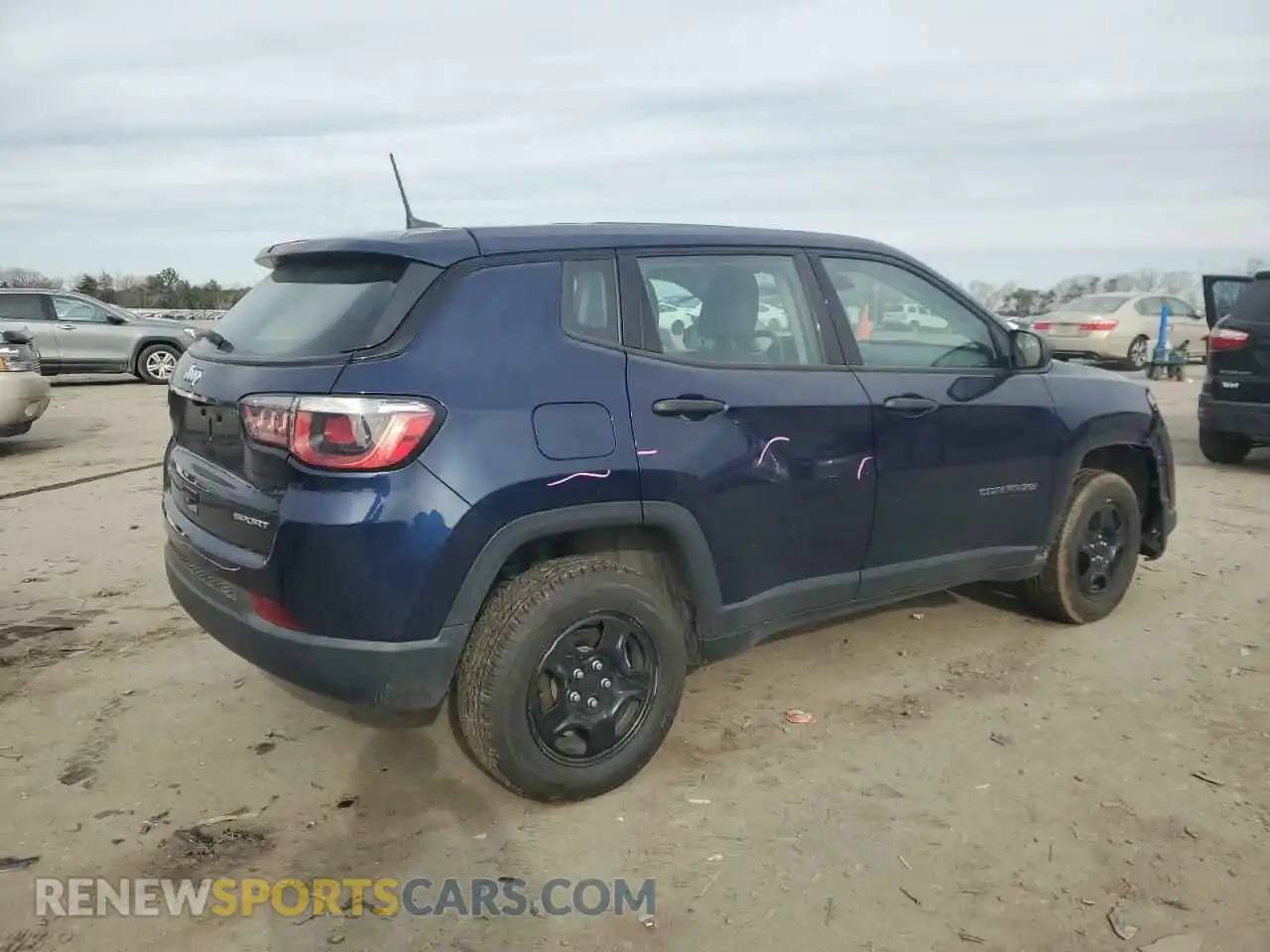 3 Photograph of a damaged car 3C4NJDAB0LT149770 JEEP COMPASS 2020