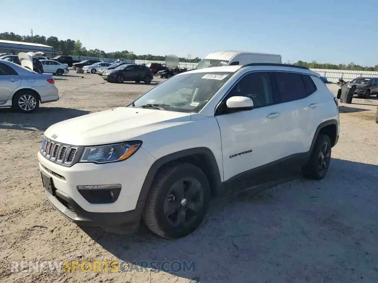 1 Photograph of a damaged car 3C4NJDBB0LT101376 JEEP COMPASS 2020