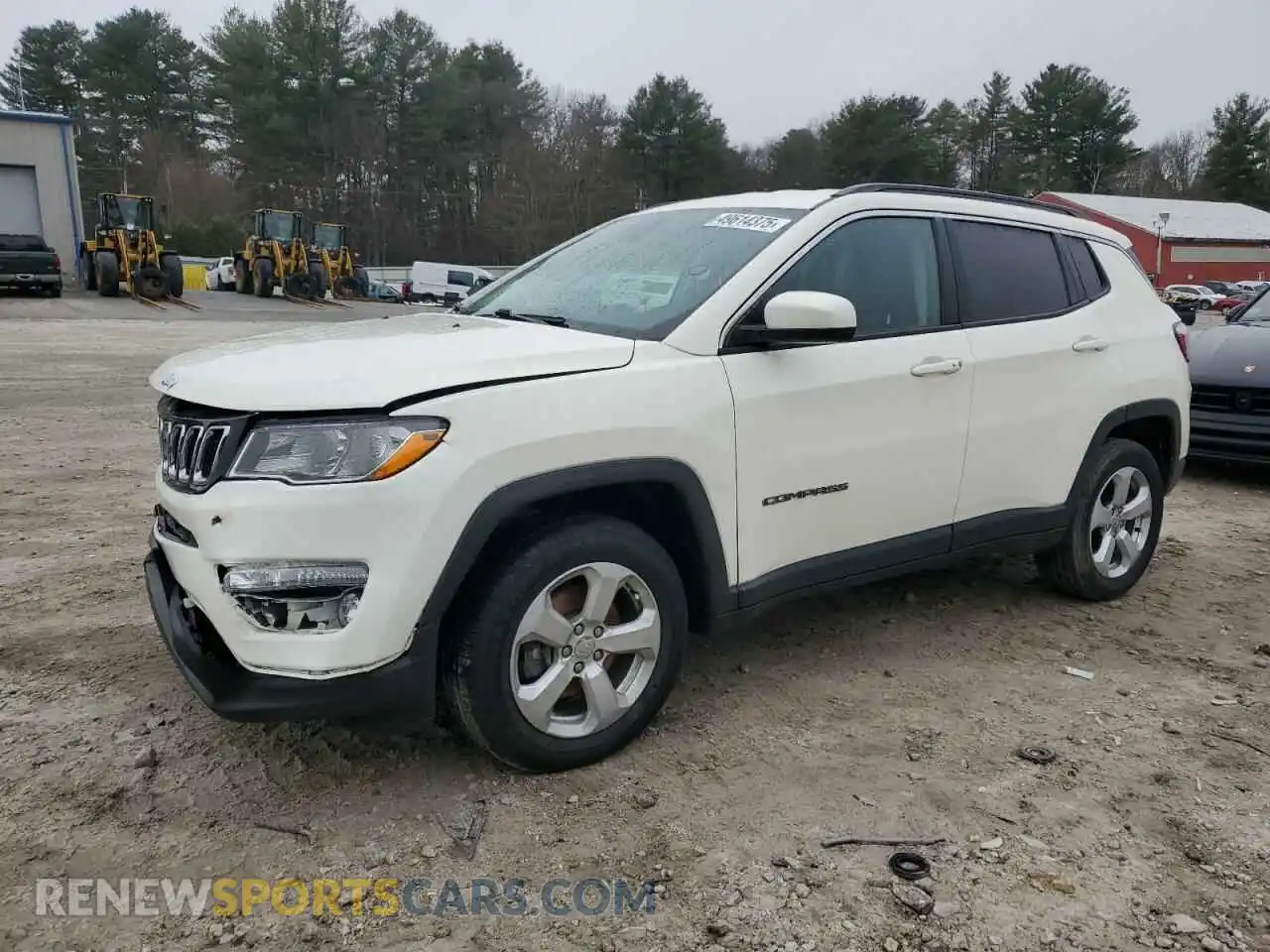 1 Photograph of a damaged car 3C4NJDBB0LT125967 JEEP COMPASS 2020