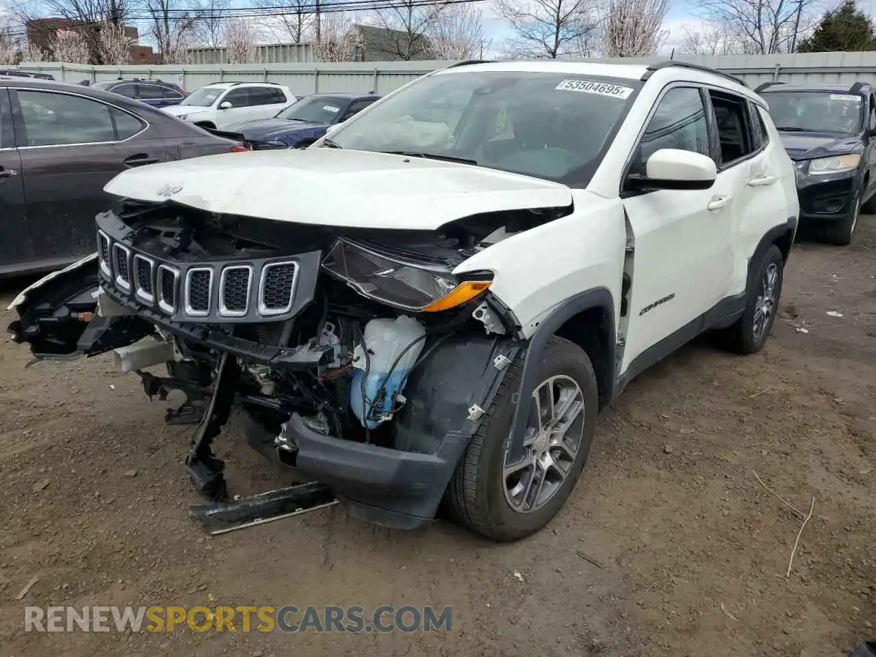 1 fotografías del automóvil dañado 3C4NJDBB0LT258454 JEEP COMPASS 2020