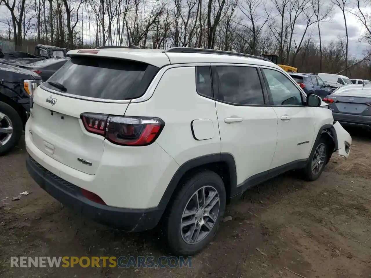 3 fotografías del automóvil dañado 3C4NJDBB0LT258454 JEEP COMPASS 2020
