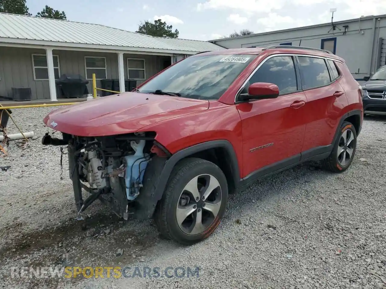 1 Photograph of a damaged car 3C4NJDBB1LT100320 JEEP COMPASS 2020
