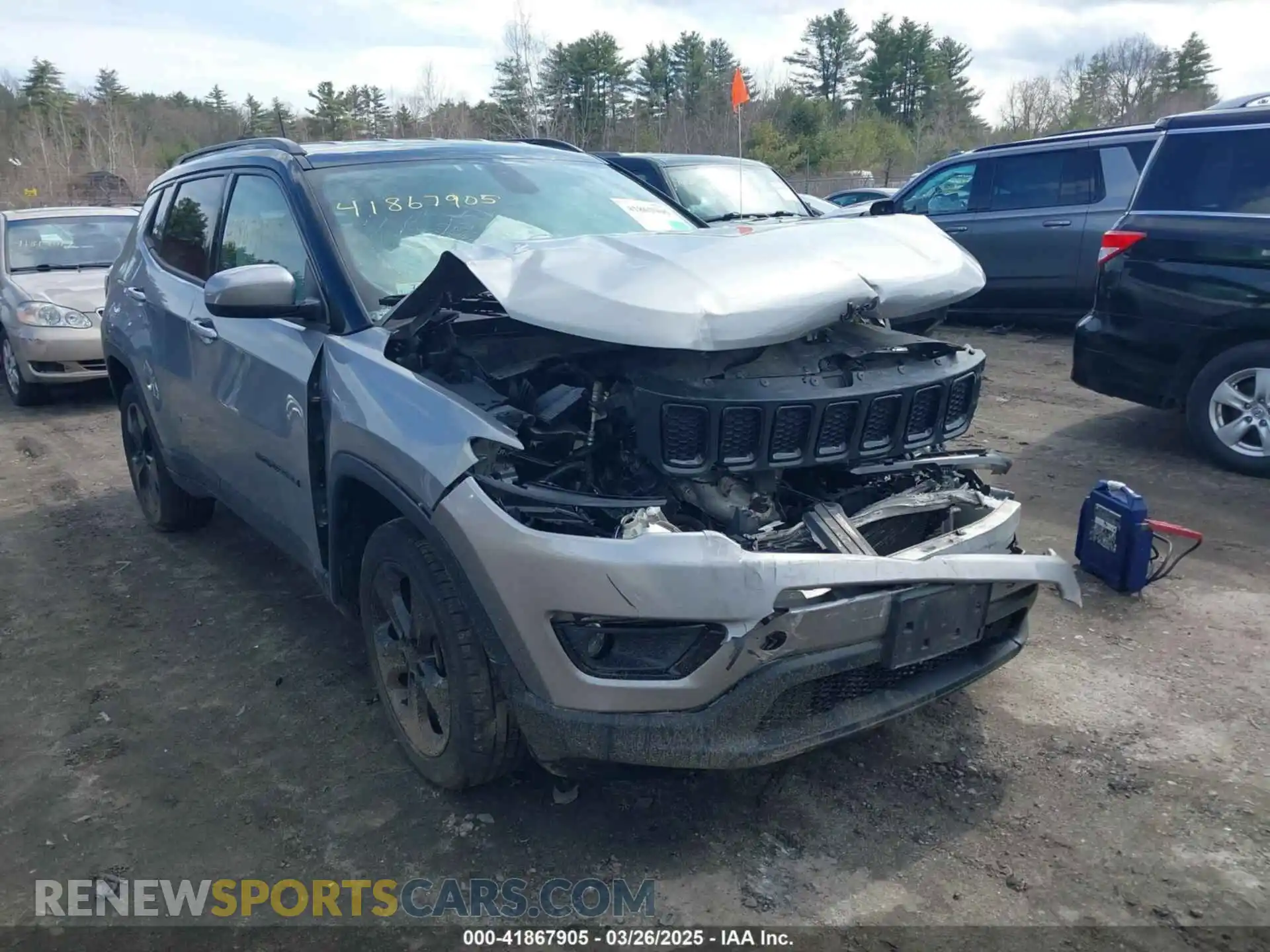1 Photograph of a damaged car 3C4NJDBB1LT127856 JEEP COMPASS 2020