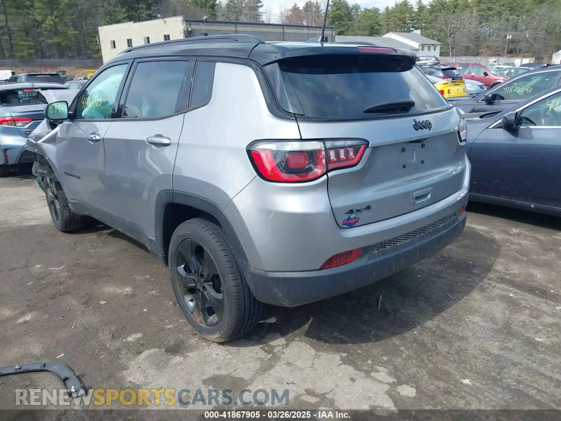 3 Photograph of a damaged car 3C4NJDBB1LT127856 JEEP COMPASS 2020