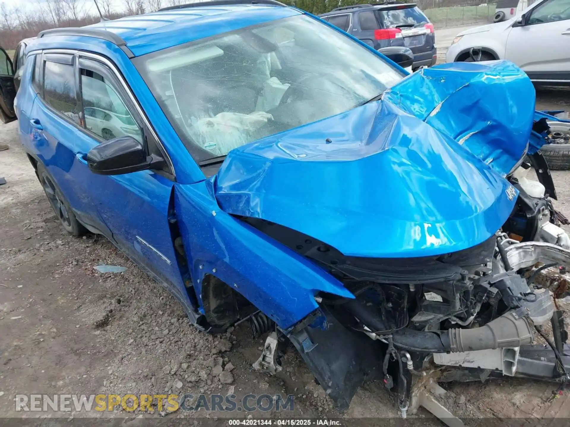 1 Photograph of a damaged car 3C4NJDBB1LT160484 JEEP COMPASS 2020