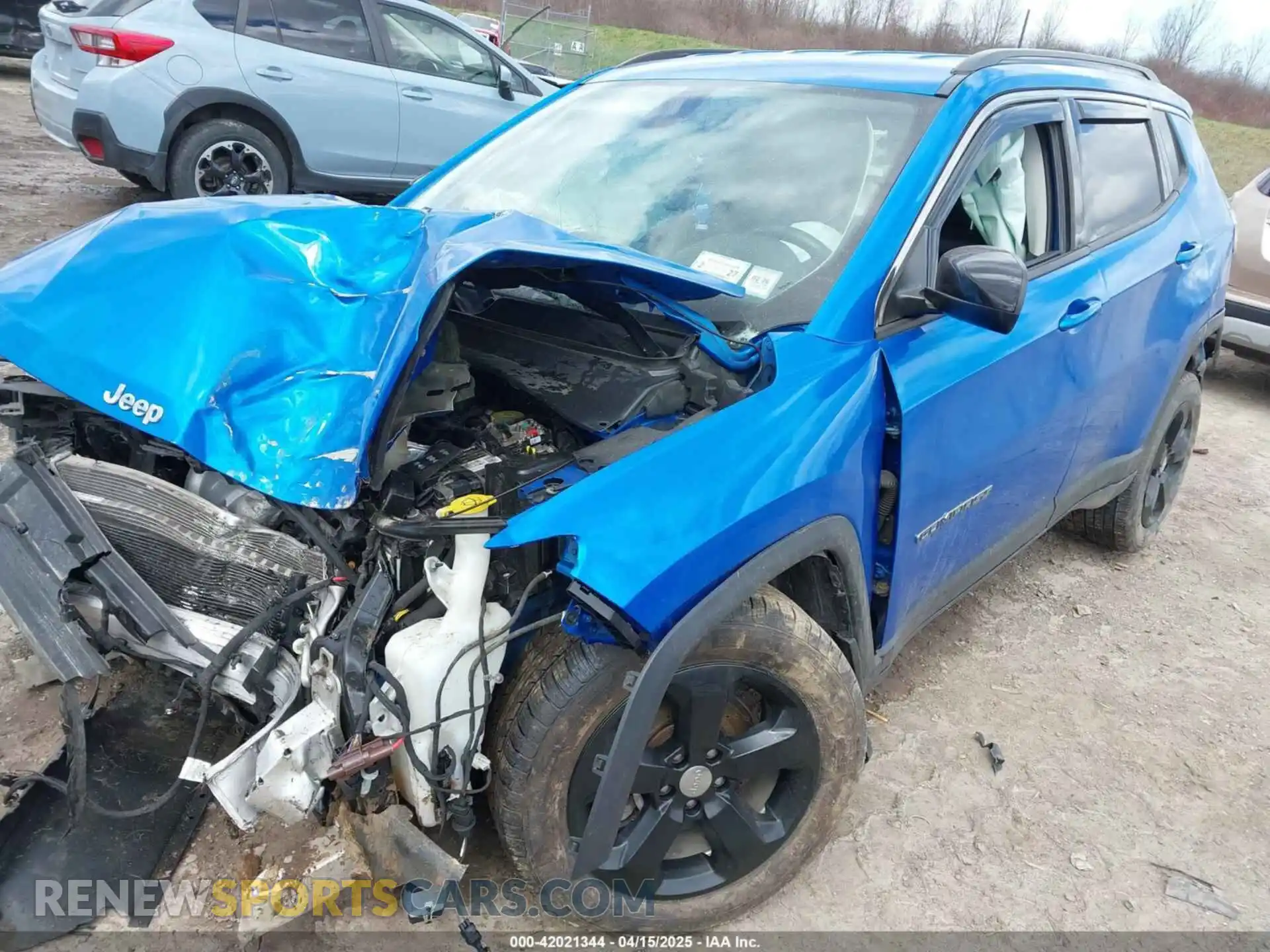 2 Photograph of a damaged car 3C4NJDBB1LT160484 JEEP COMPASS 2020