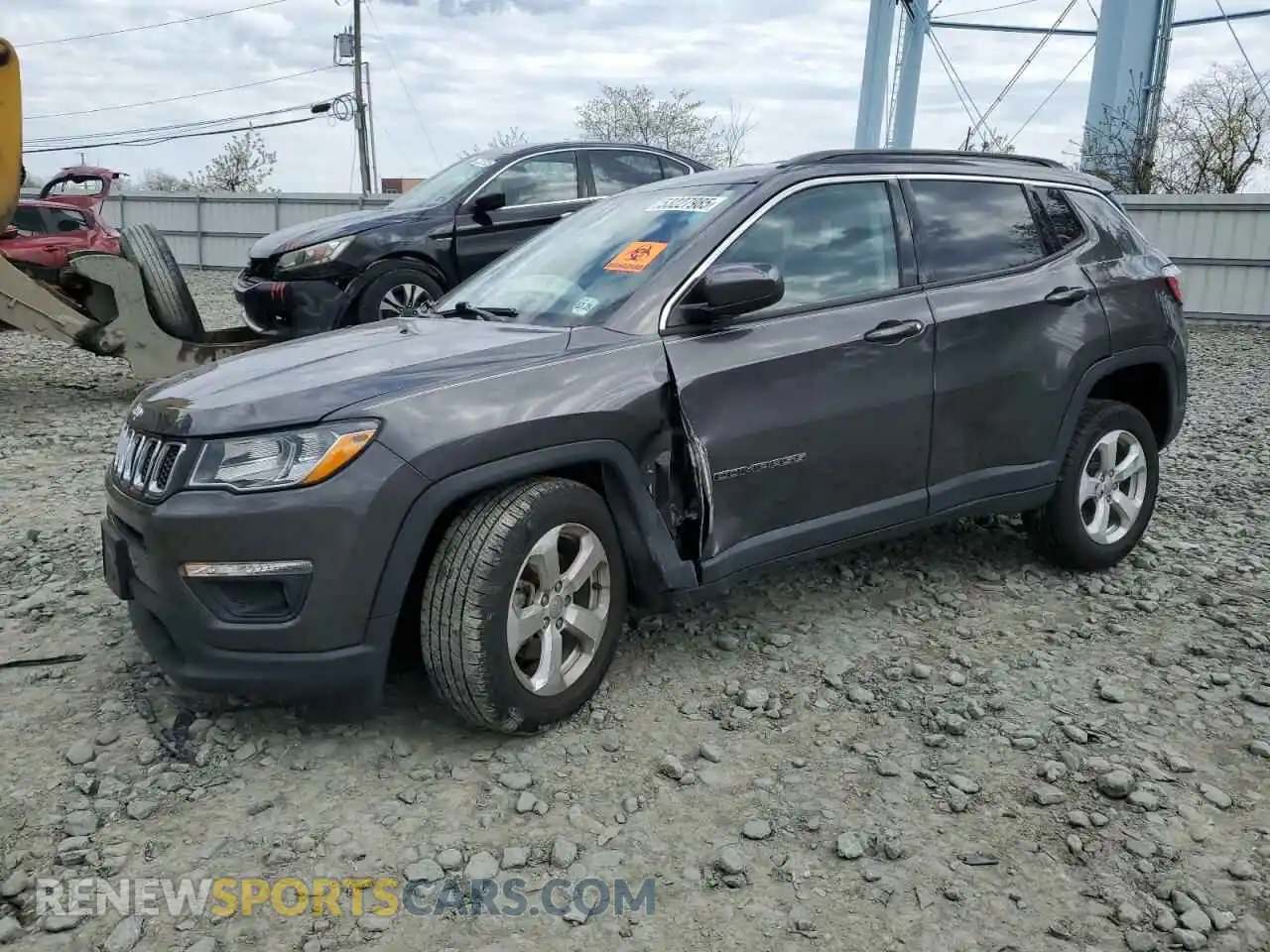 1 Photograph of a damaged car 3C4NJDBB1LT205116 JEEP COMPASS 2020