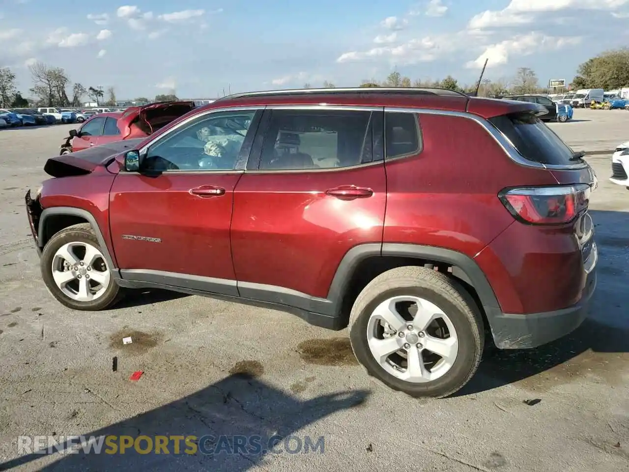 2 Photograph of a damaged car 3C4NJDBB2LT234673 JEEP COMPASS 2020