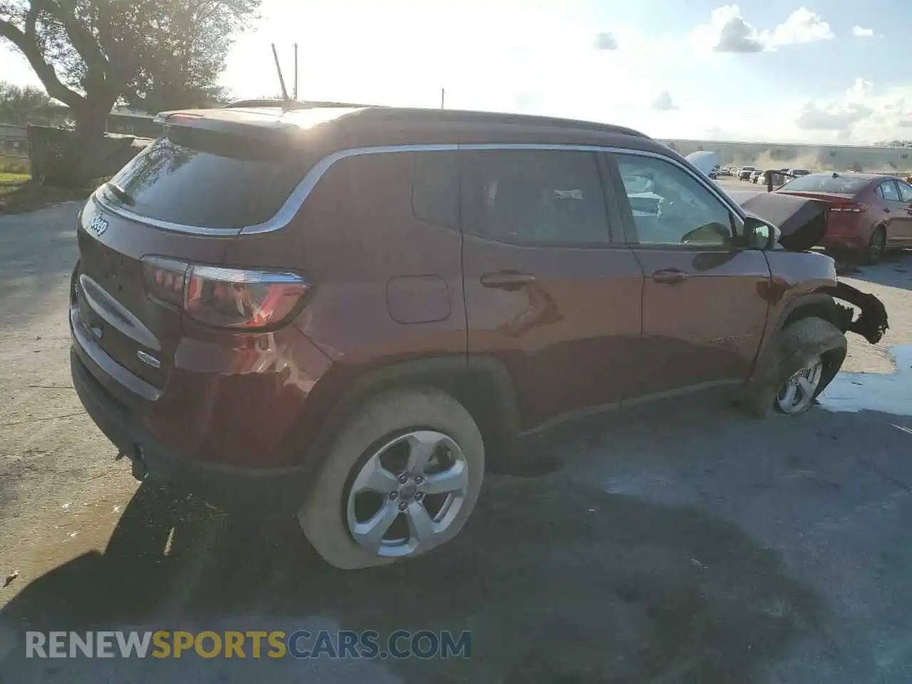 3 Photograph of a damaged car 3C4NJDBB2LT234673 JEEP COMPASS 2020