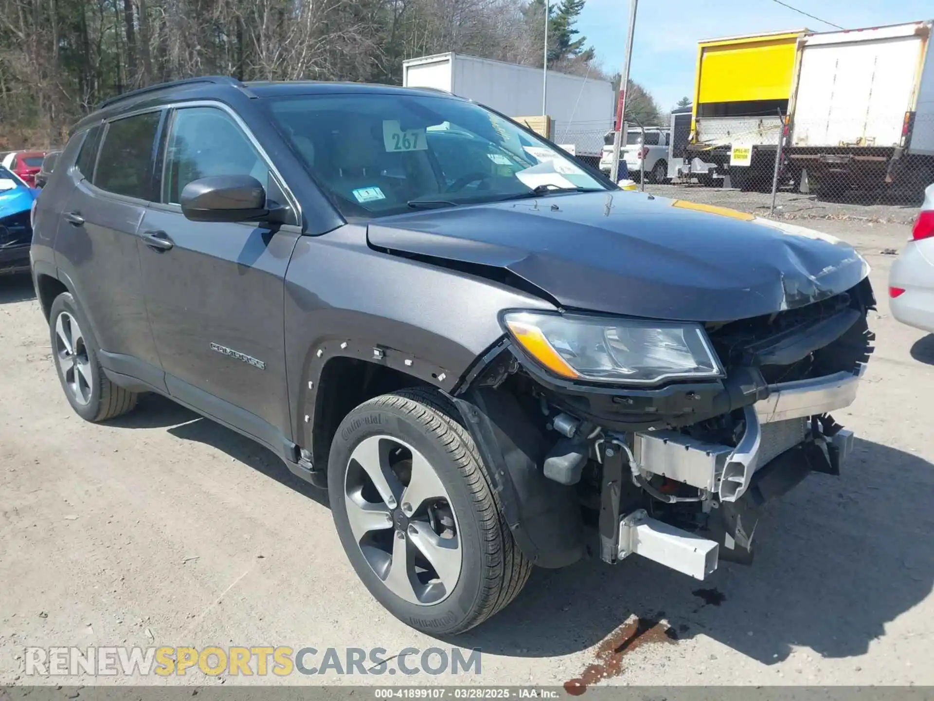 1 Photograph of a damaged car 3C4NJDBB3LT148966 JEEP COMPASS 2020
