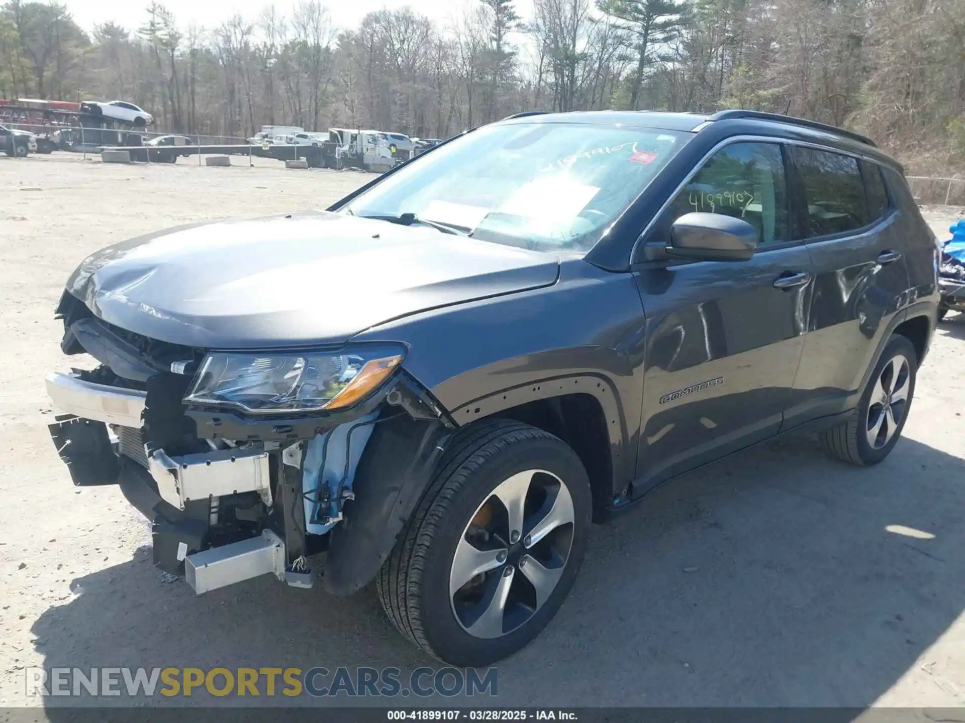 2 Photograph of a damaged car 3C4NJDBB3LT148966 JEEP COMPASS 2020