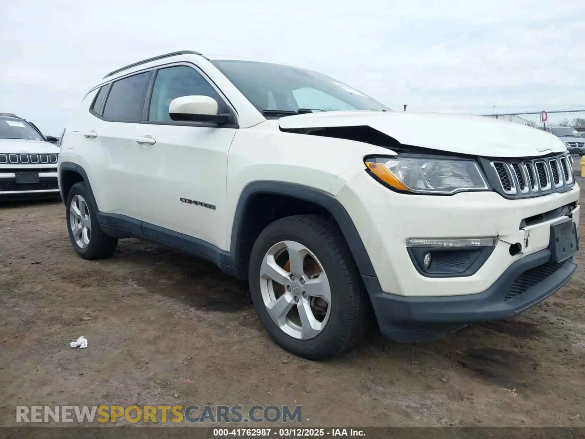 1 Photograph of a damaged car 3C4NJDBB4LT153691 JEEP COMPASS 2020