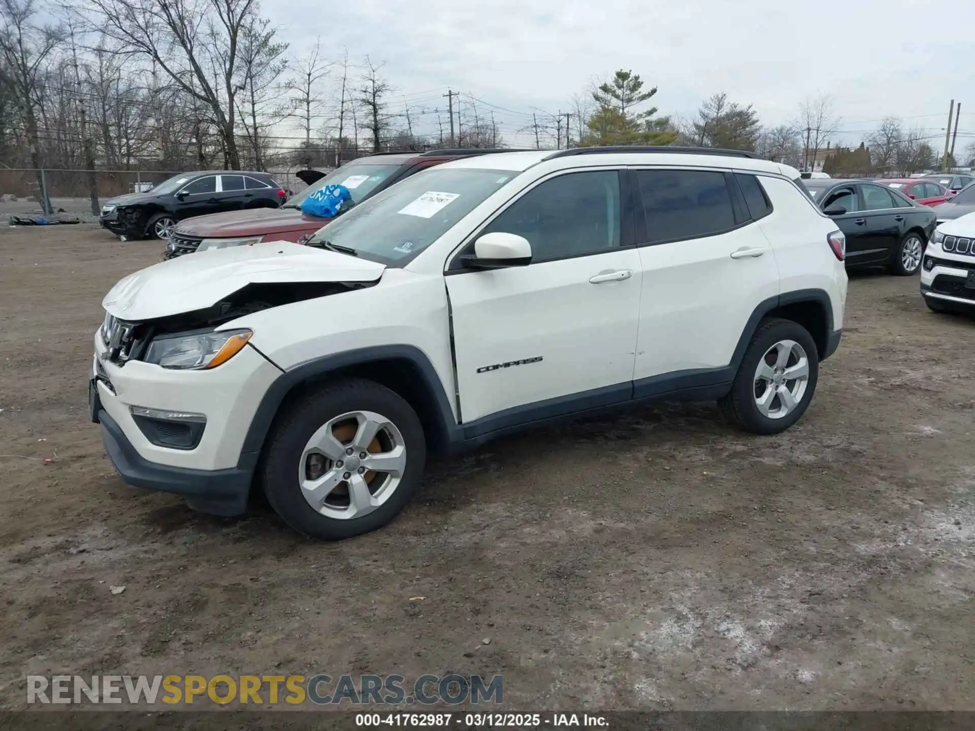 2 Photograph of a damaged car 3C4NJDBB4LT153691 JEEP COMPASS 2020
