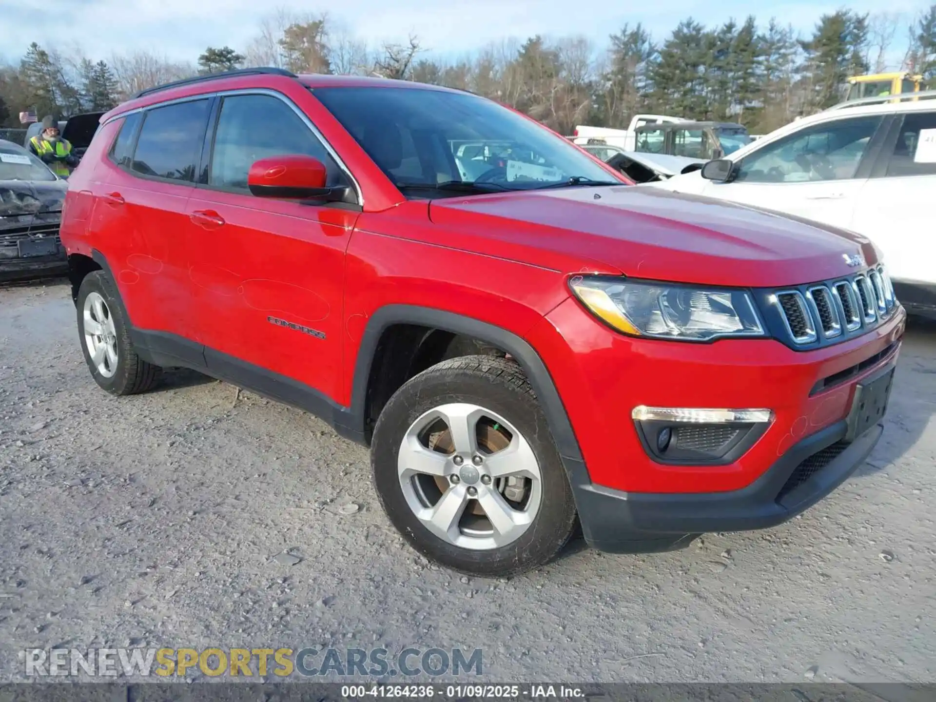 1 Photograph of a damaged car 3C4NJDBB5LT112891 JEEP COMPASS 2020