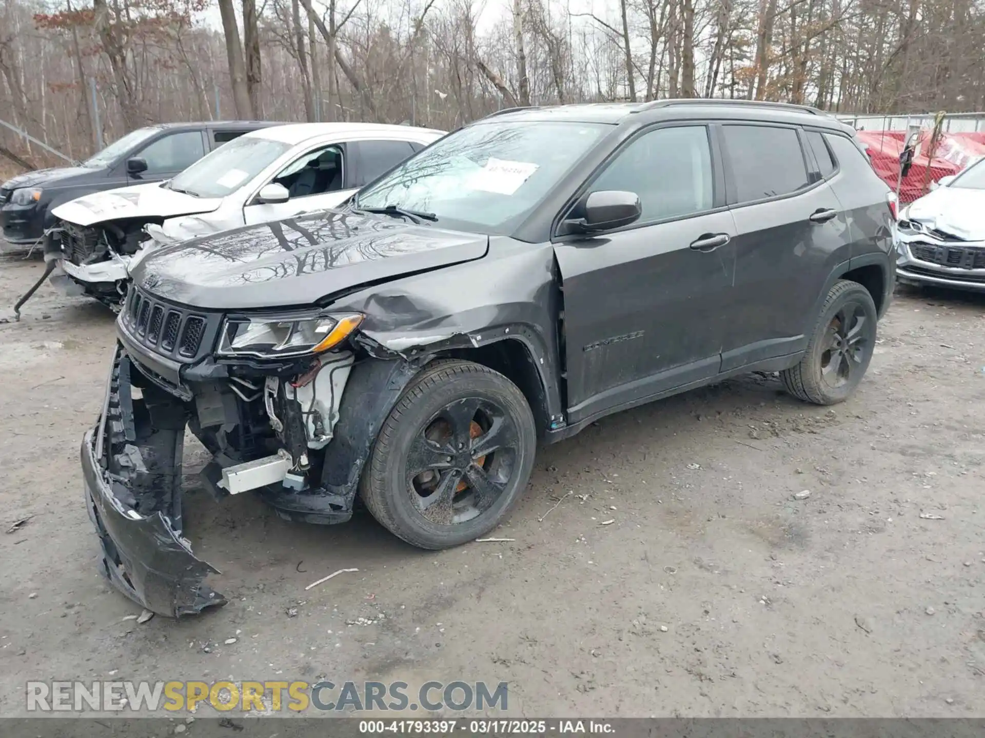 2 Photograph of a damaged car 3C4NJDBB5LT209864 JEEP COMPASS 2020