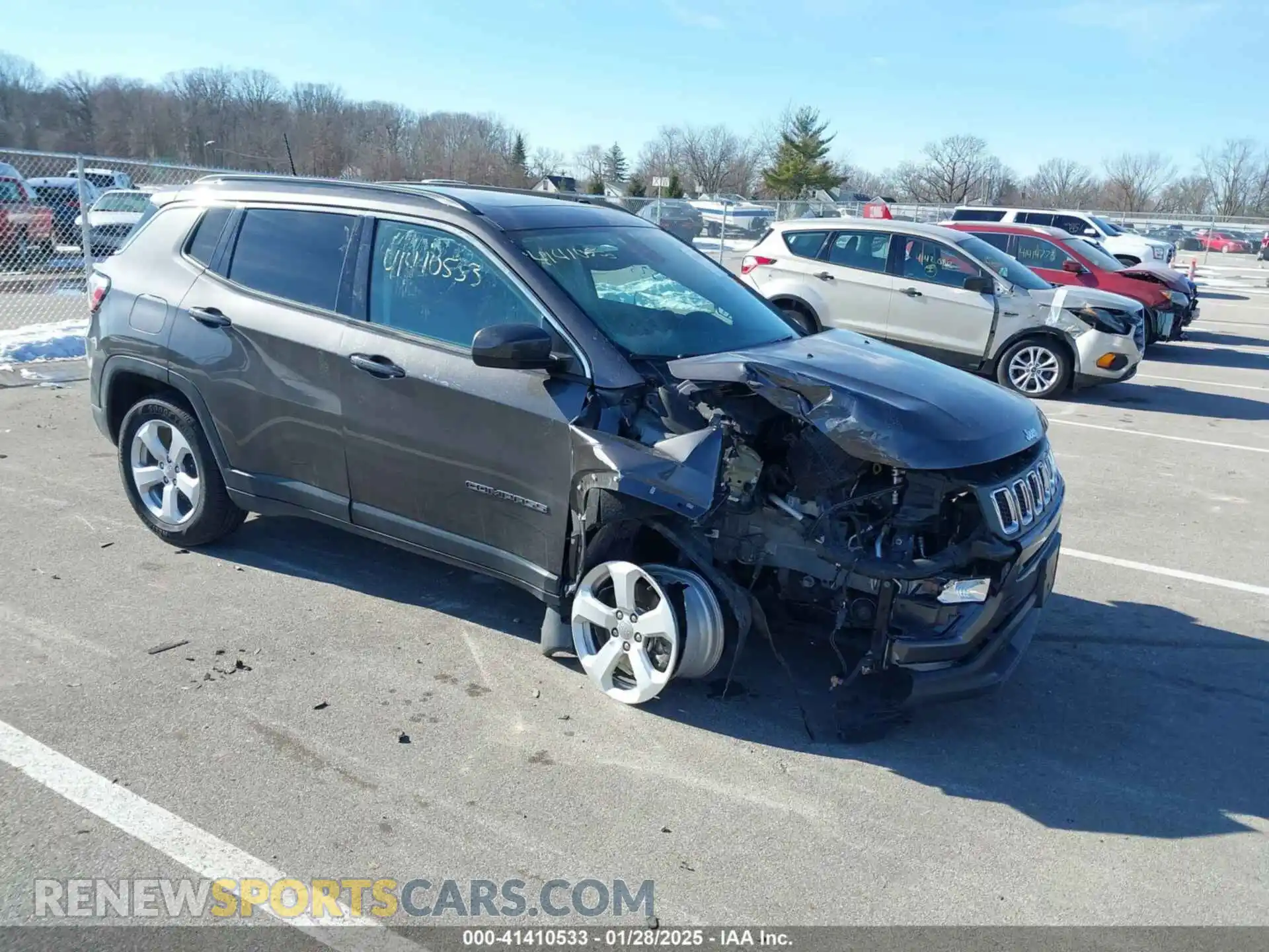 1 Photograph of a damaged car 3C4NJDBB6LT120398 JEEP COMPASS 2020