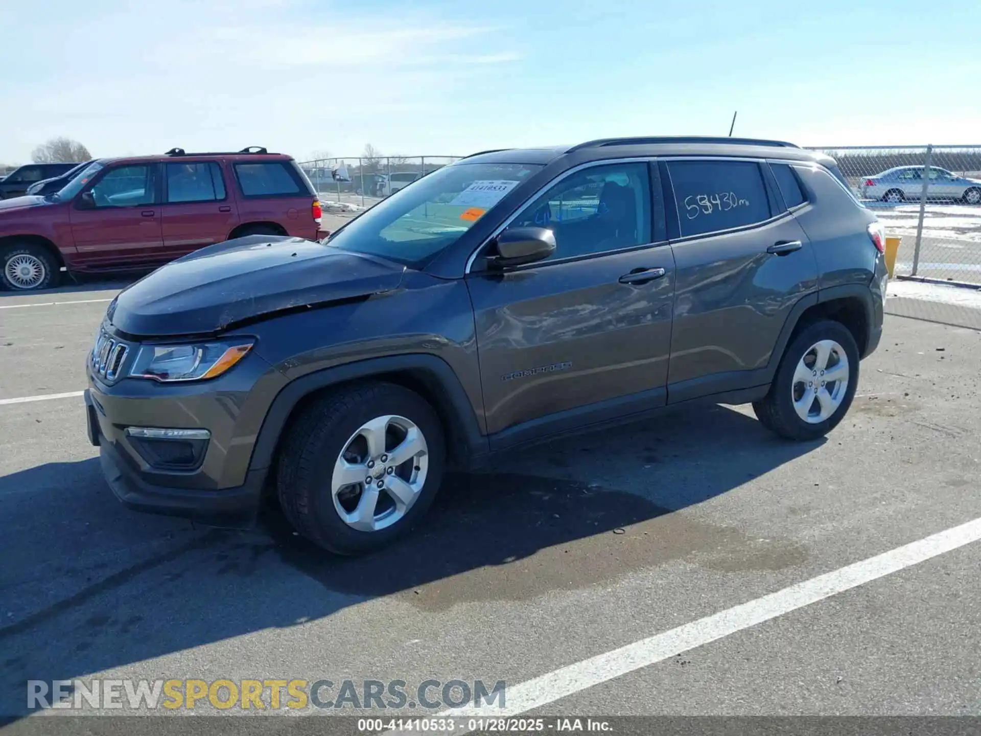 2 Photograph of a damaged car 3C4NJDBB6LT120398 JEEP COMPASS 2020