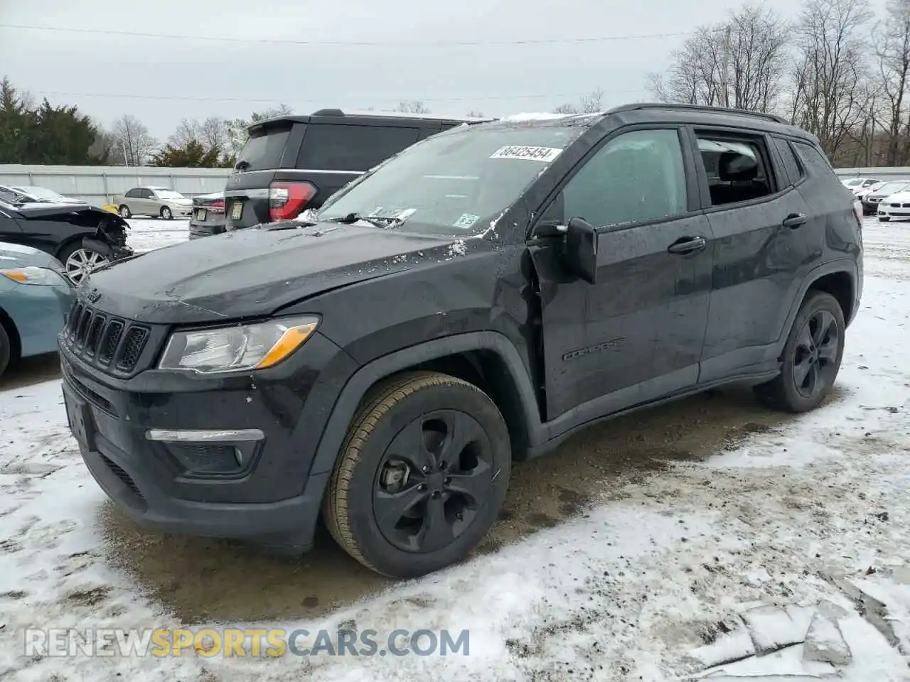 1 Photograph of a damaged car 3C4NJDBB6LT205290 JEEP COMPASS 2020