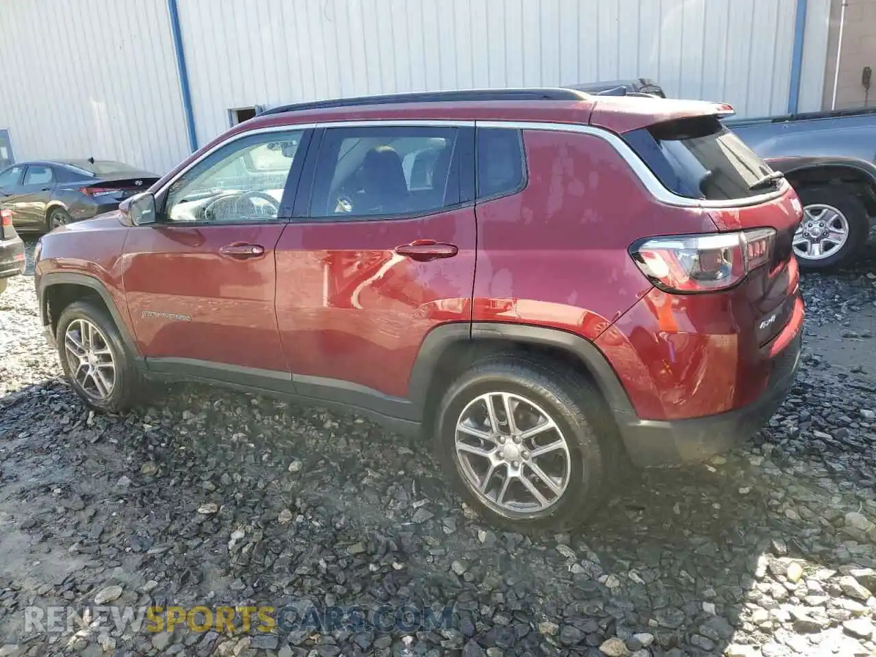 2 Photograph of a damaged car 3C4NJDBB6LT251735 JEEP COMPASS 2020