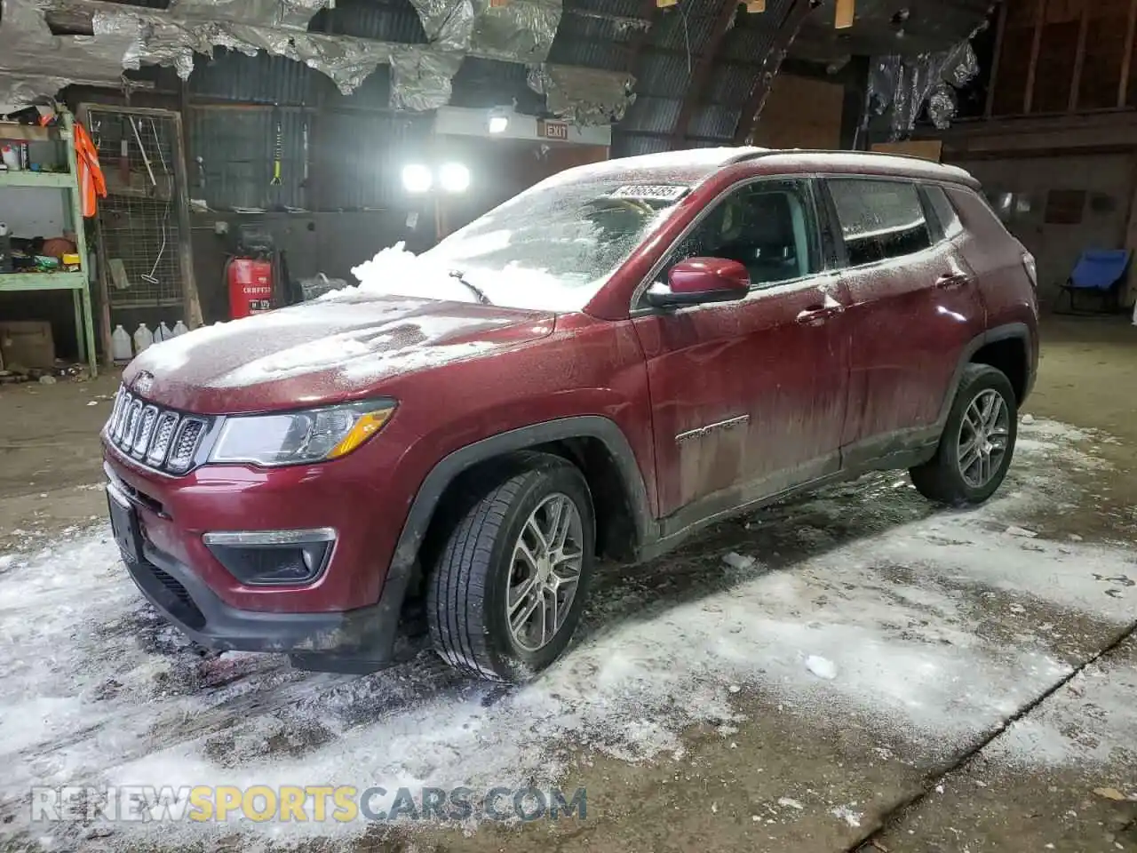 1 Photograph of a damaged car 3C4NJDBB6LT255526 JEEP COMPASS 2020