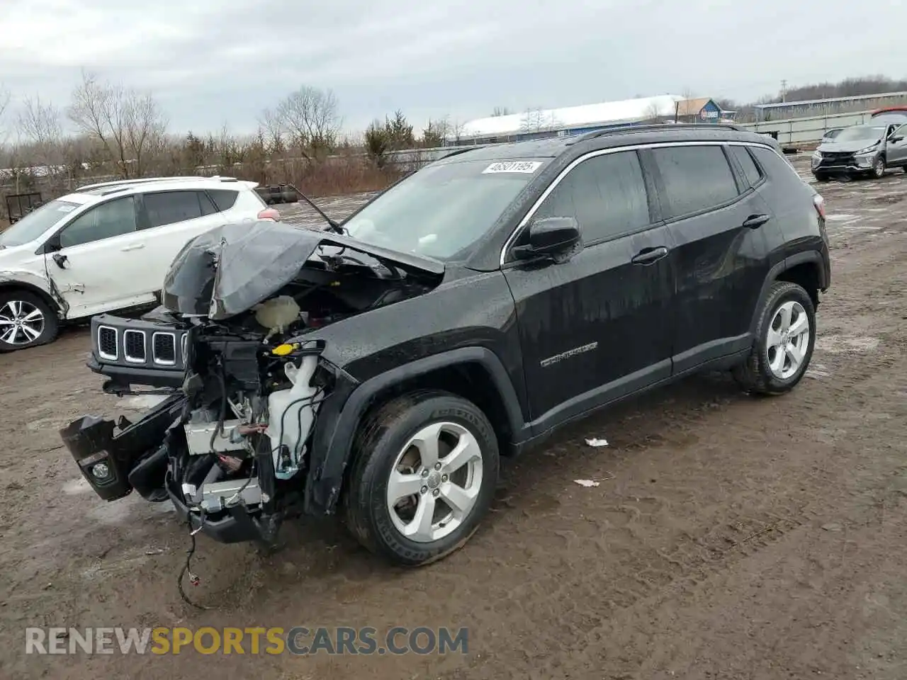 1 Photograph of a damaged car 3C4NJDBB7LT153927 JEEP COMPASS 2020